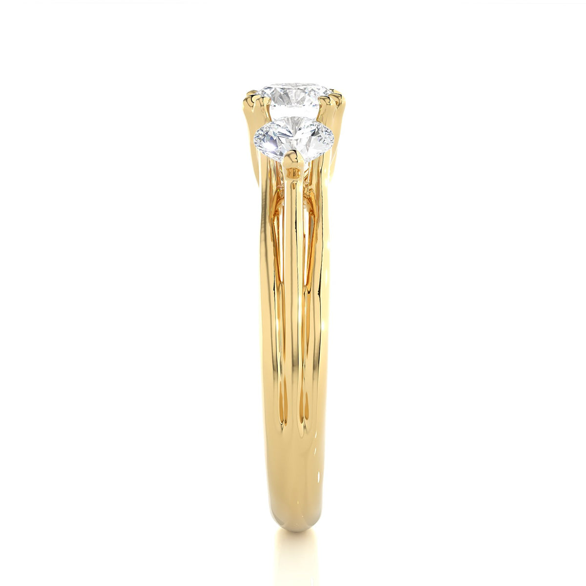 Solitaire Ring R3_RD_147 - YG