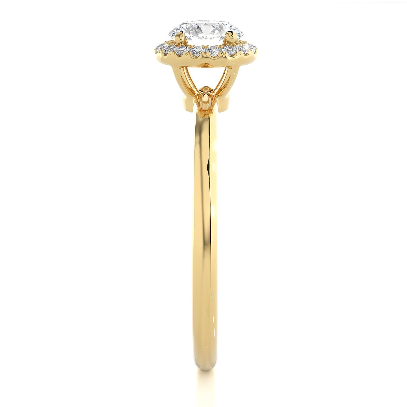 Solitaire Ring RH_RD_216 - YG