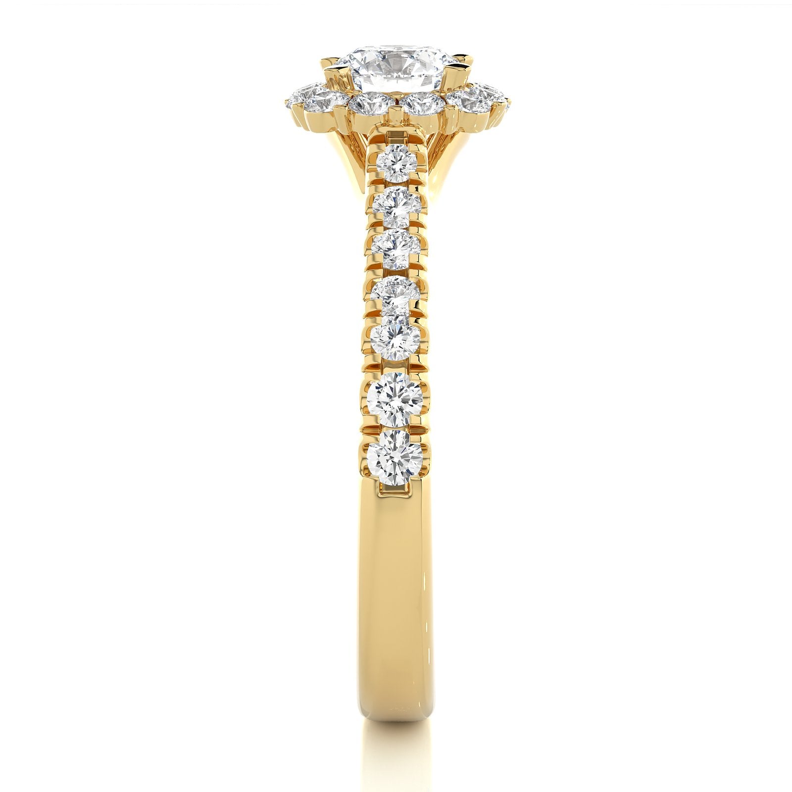 Solitaire Ring RH_RD_143 - YG