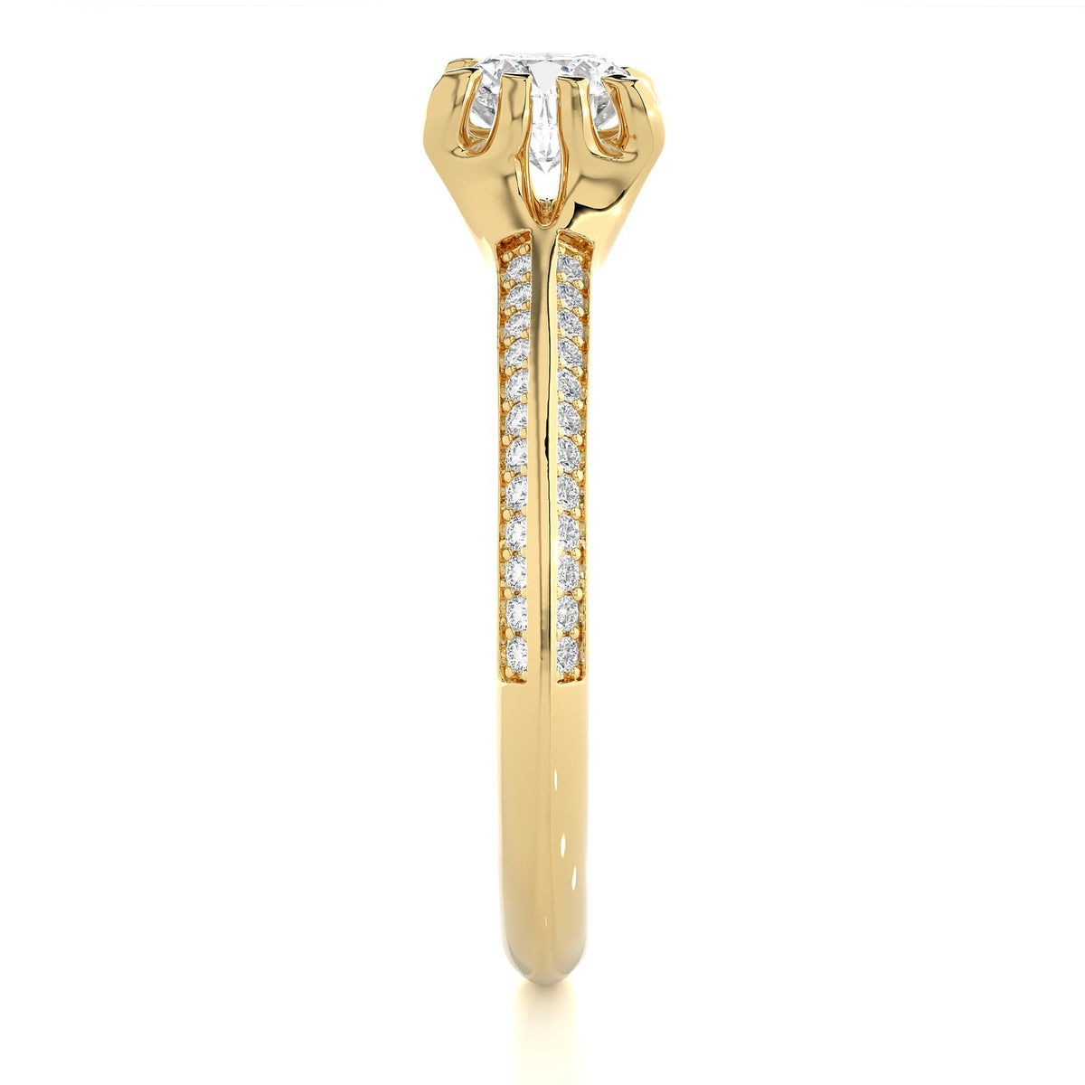Solitaire Ring RP_RD_170 - YG