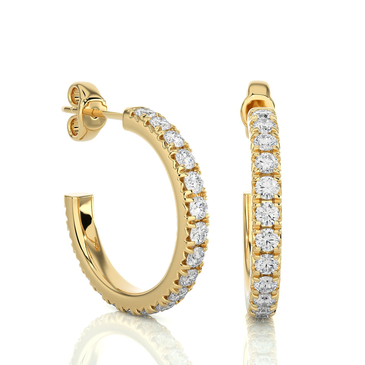 Earrings DH_RD_114 - YG