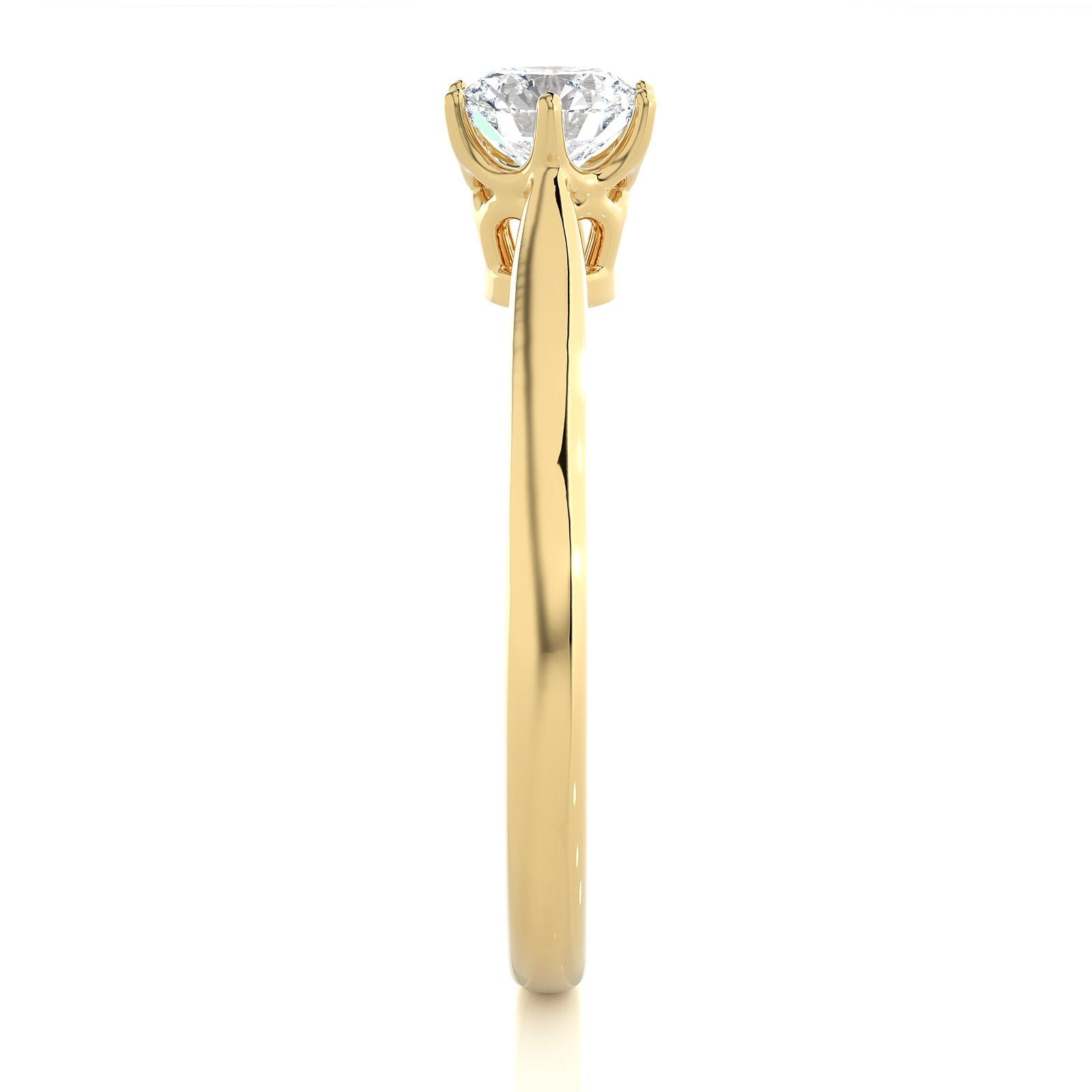 Solitaire Ring RS_RD_168 - YG
