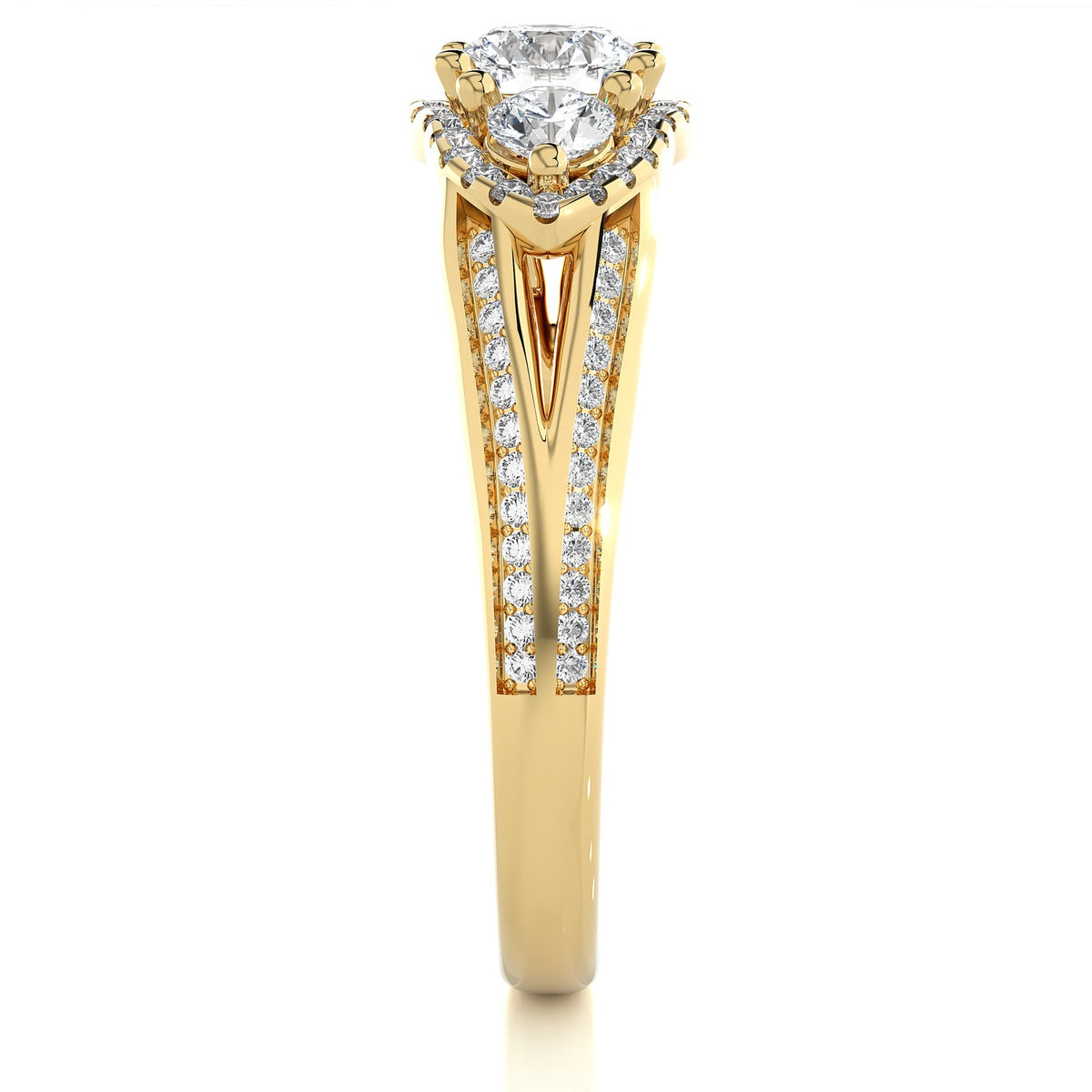 Solitaire Ring R3_RD_173 - YG