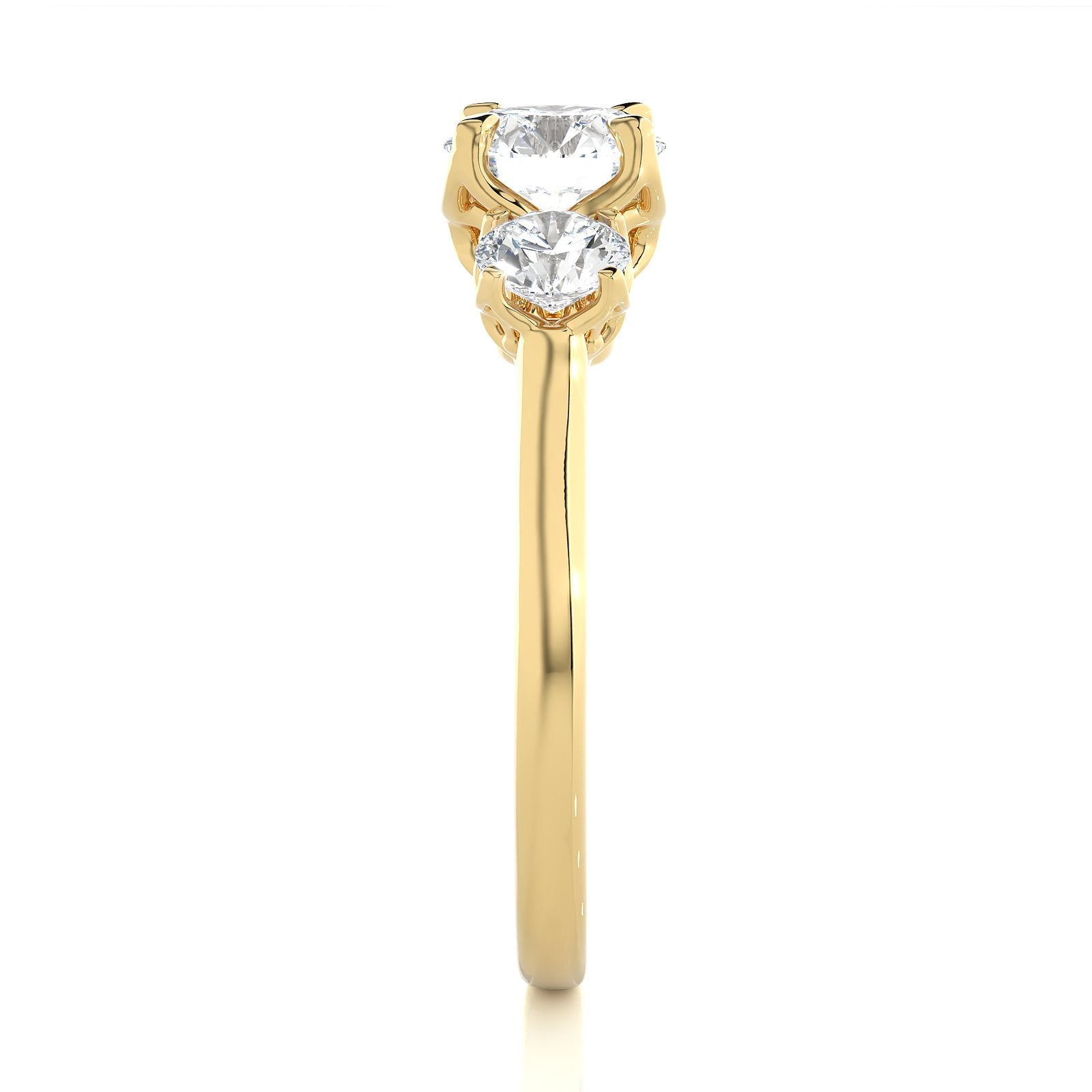 Solitaire Ring R3_RD_112 - YG