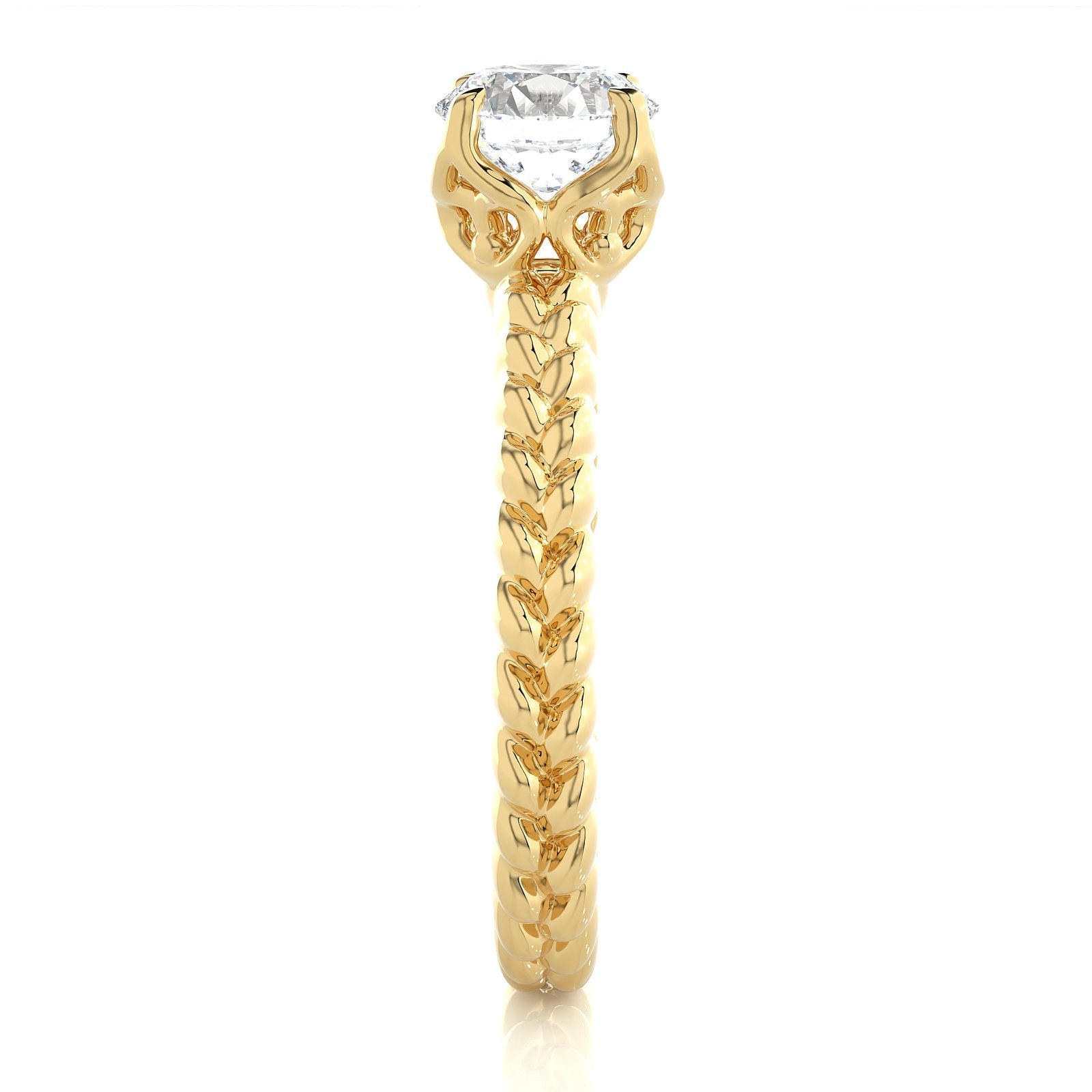 Solitaire Ring RS_RD_121 - YG