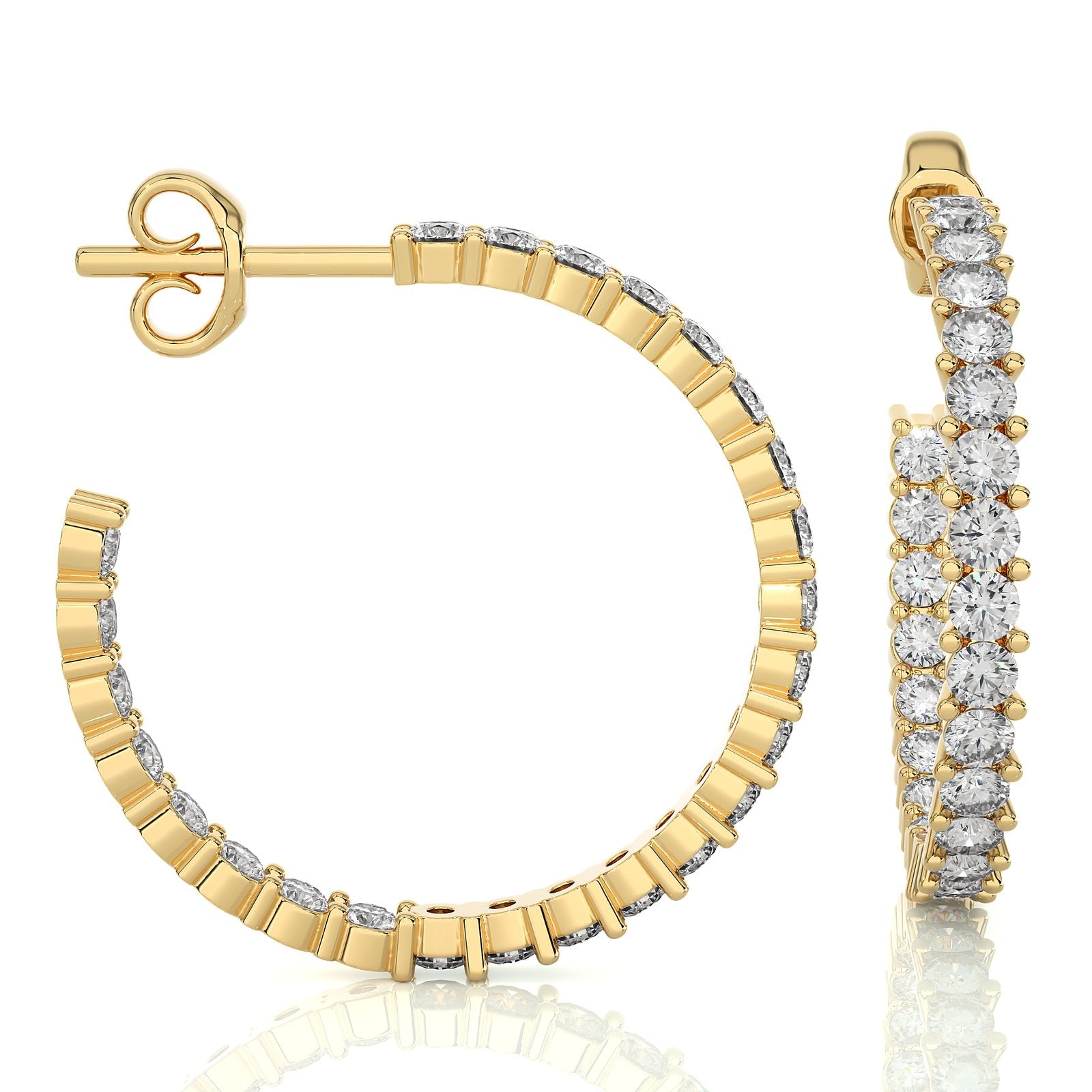 Earrings DH_RD_109 - YG