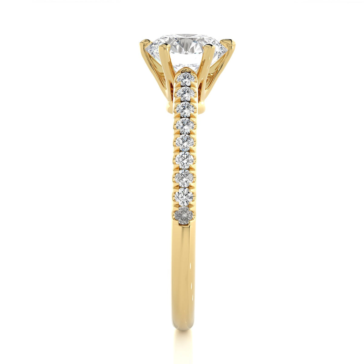 Solitaire Ring RC_RD_150 - YG