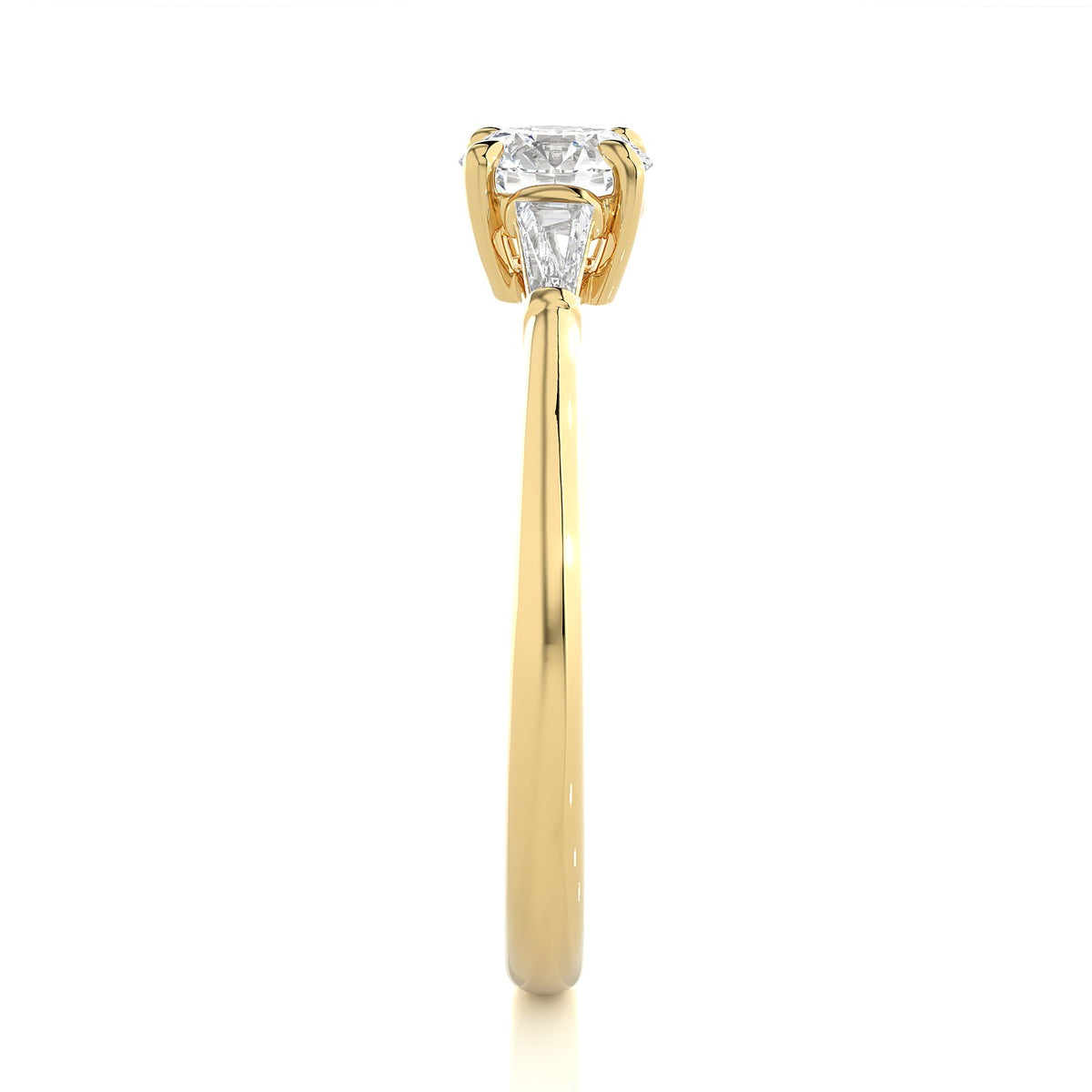 Solitaire Ring R3_RD_117 - YG