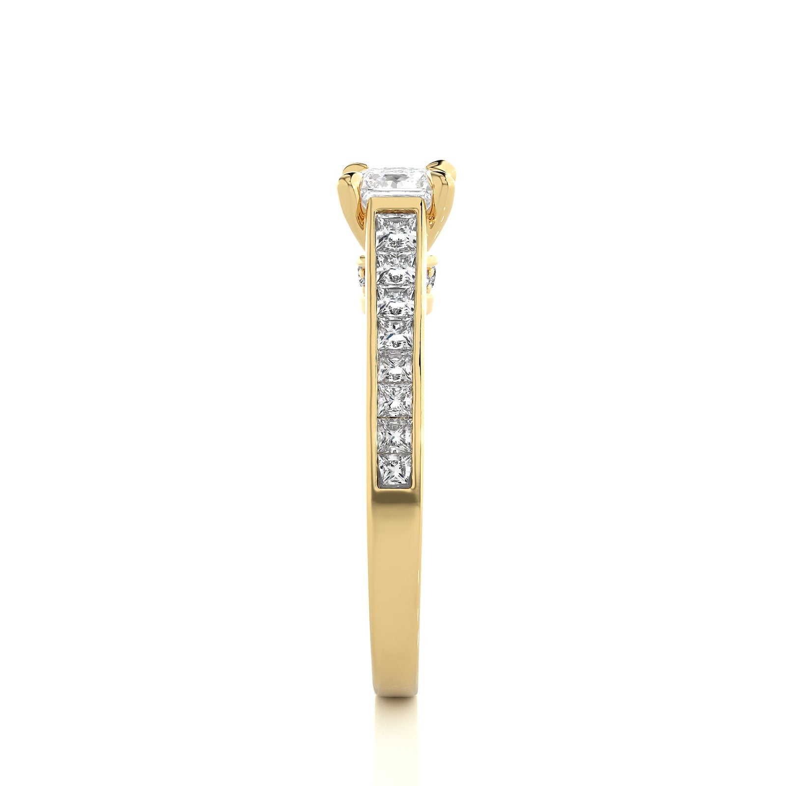 Solitaire Ring RC_PR_271 - YG