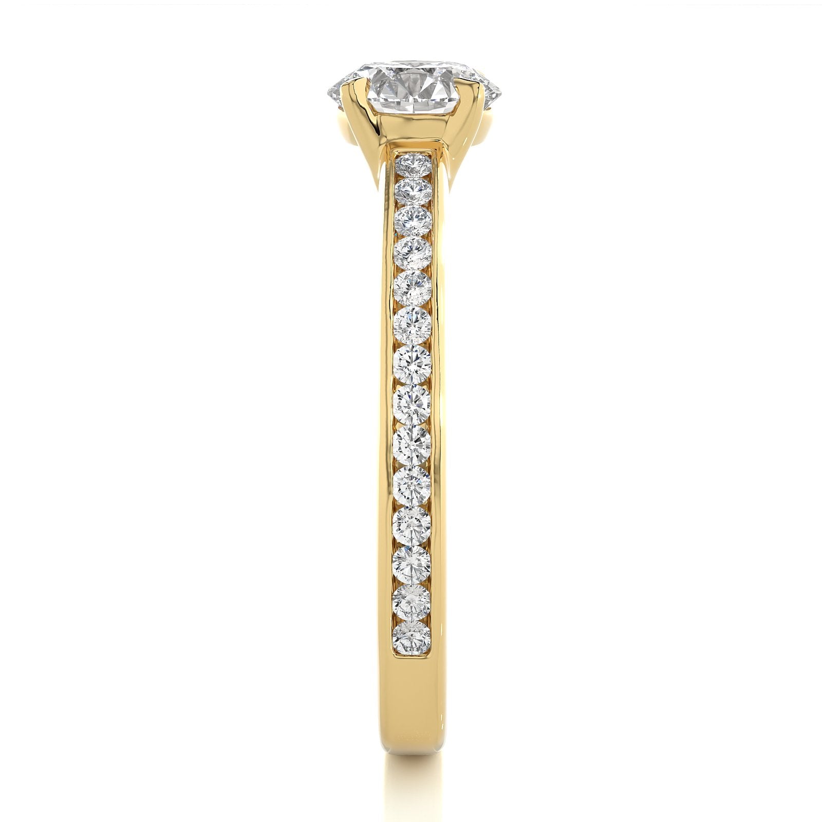 Solitaire Ring RC_CU_171 - YG