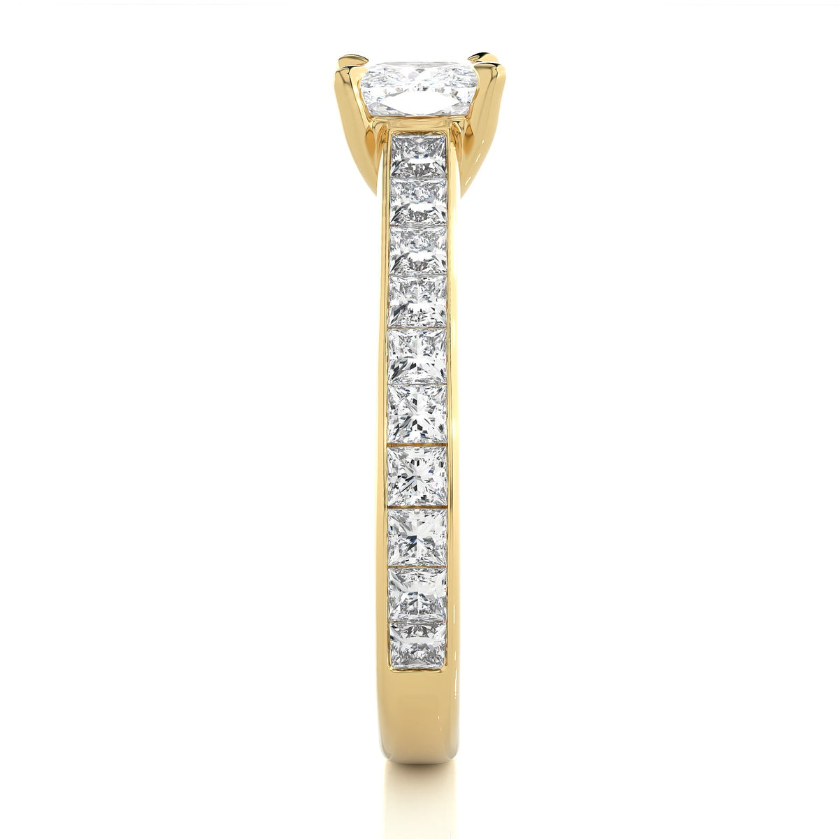 Solitaire Ring RC_CU_153 - YG