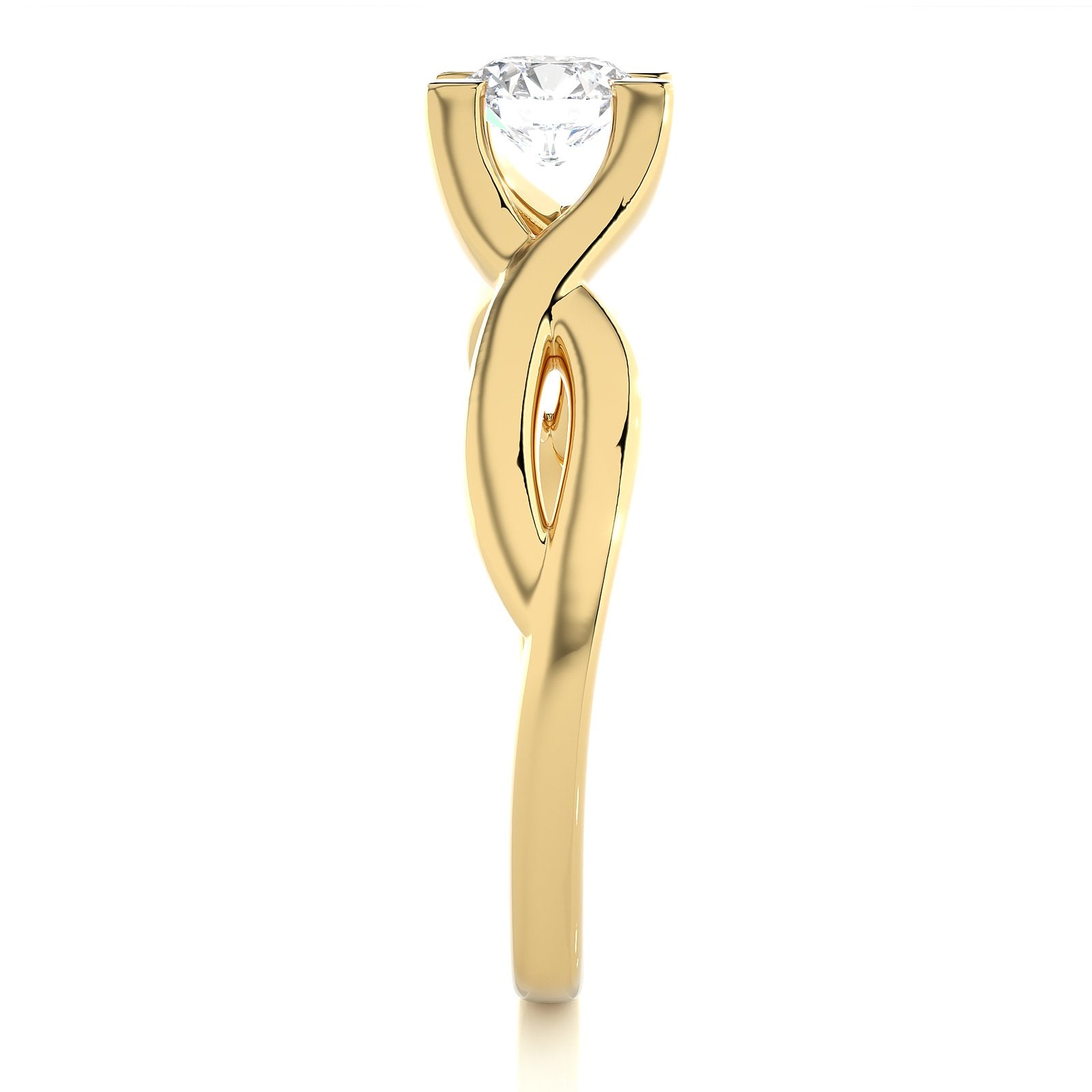 Solitaire Ring RS_RD_160 - YG