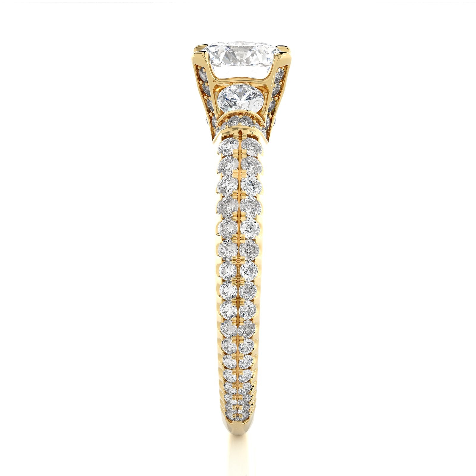Solitaire Ring R3_RD_148 - YG