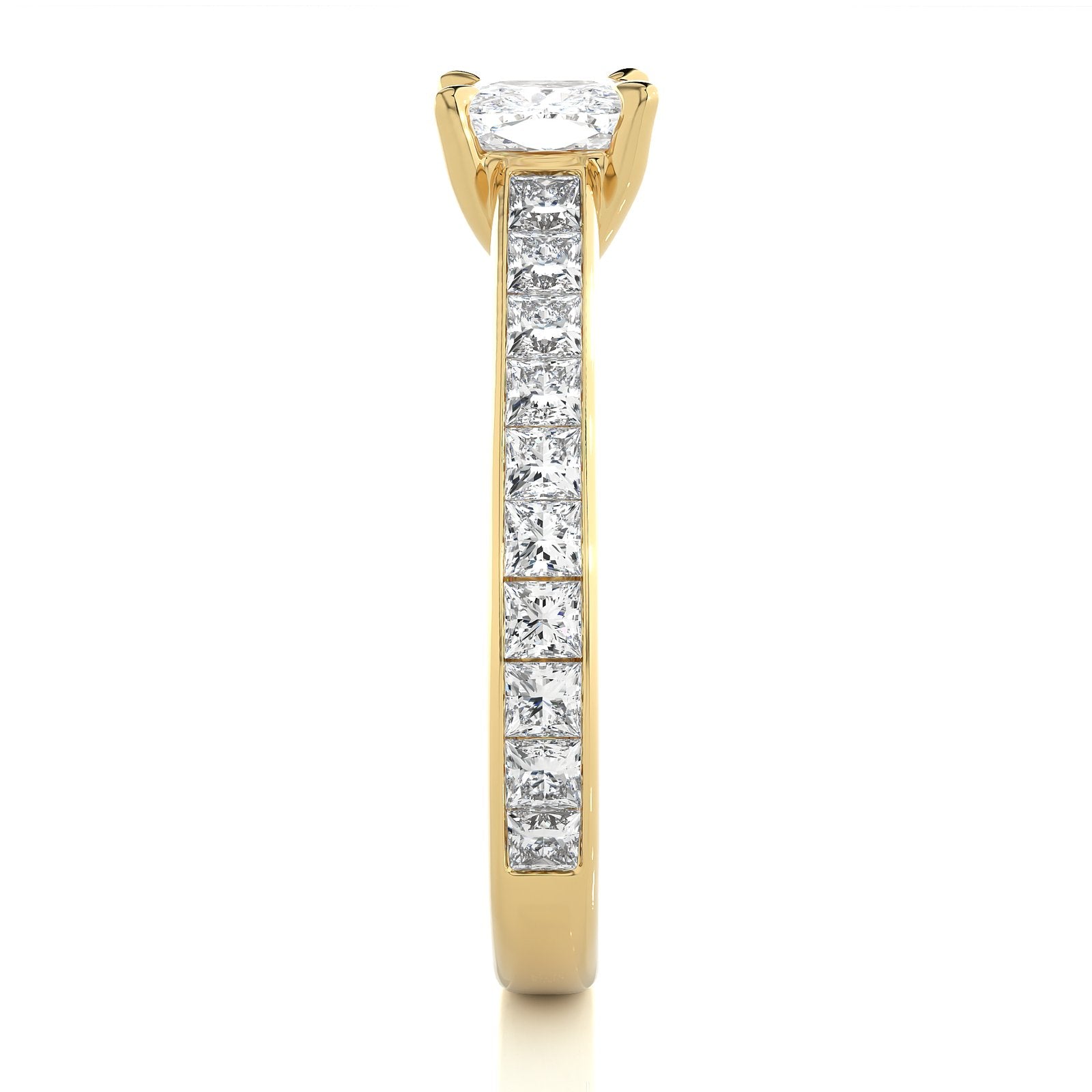 Solitaire Ring RC_CU_153 - YG