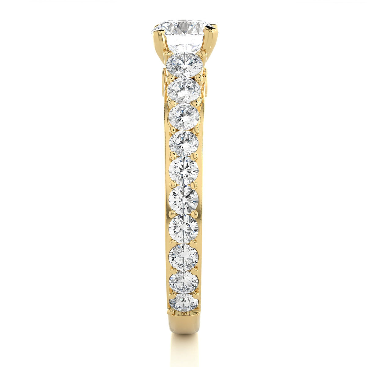 Solitaire Ring RV_RD_129 - YG
