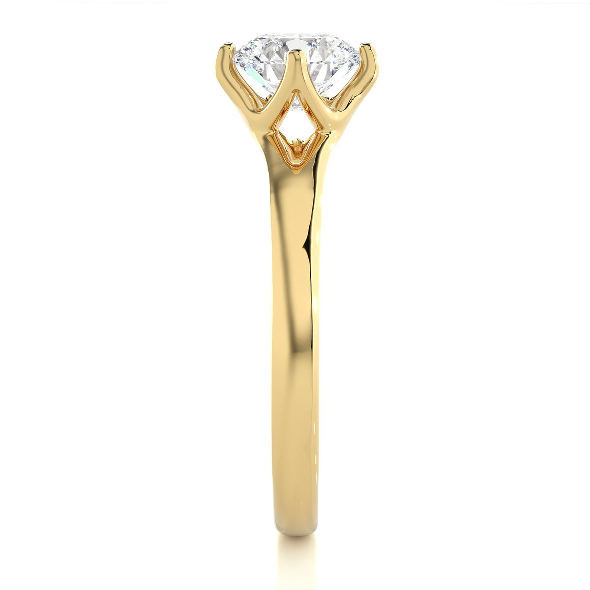 Solitaire Ring RS_RD_147 - YG
