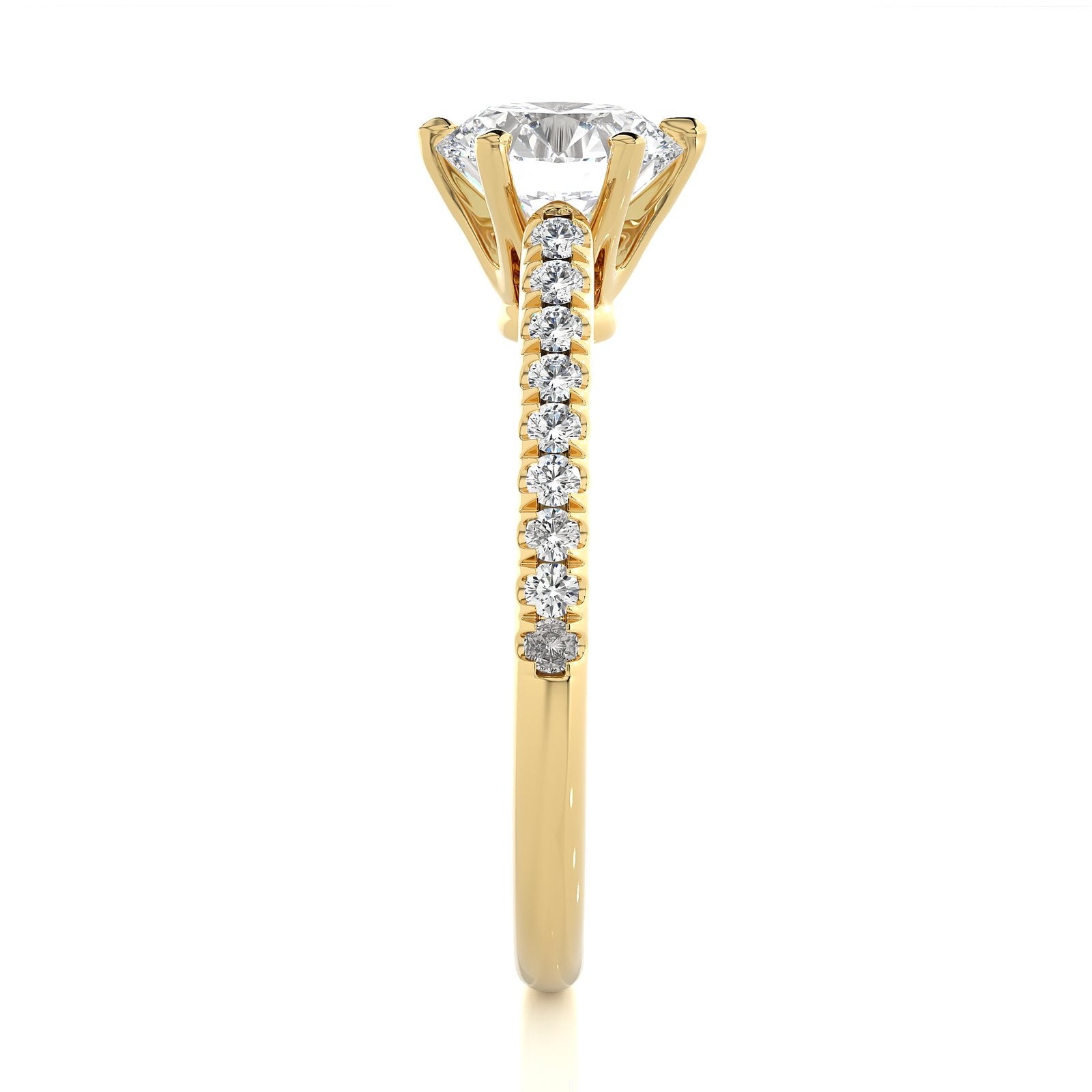Solitaire Ring RC_RD_150 - YG