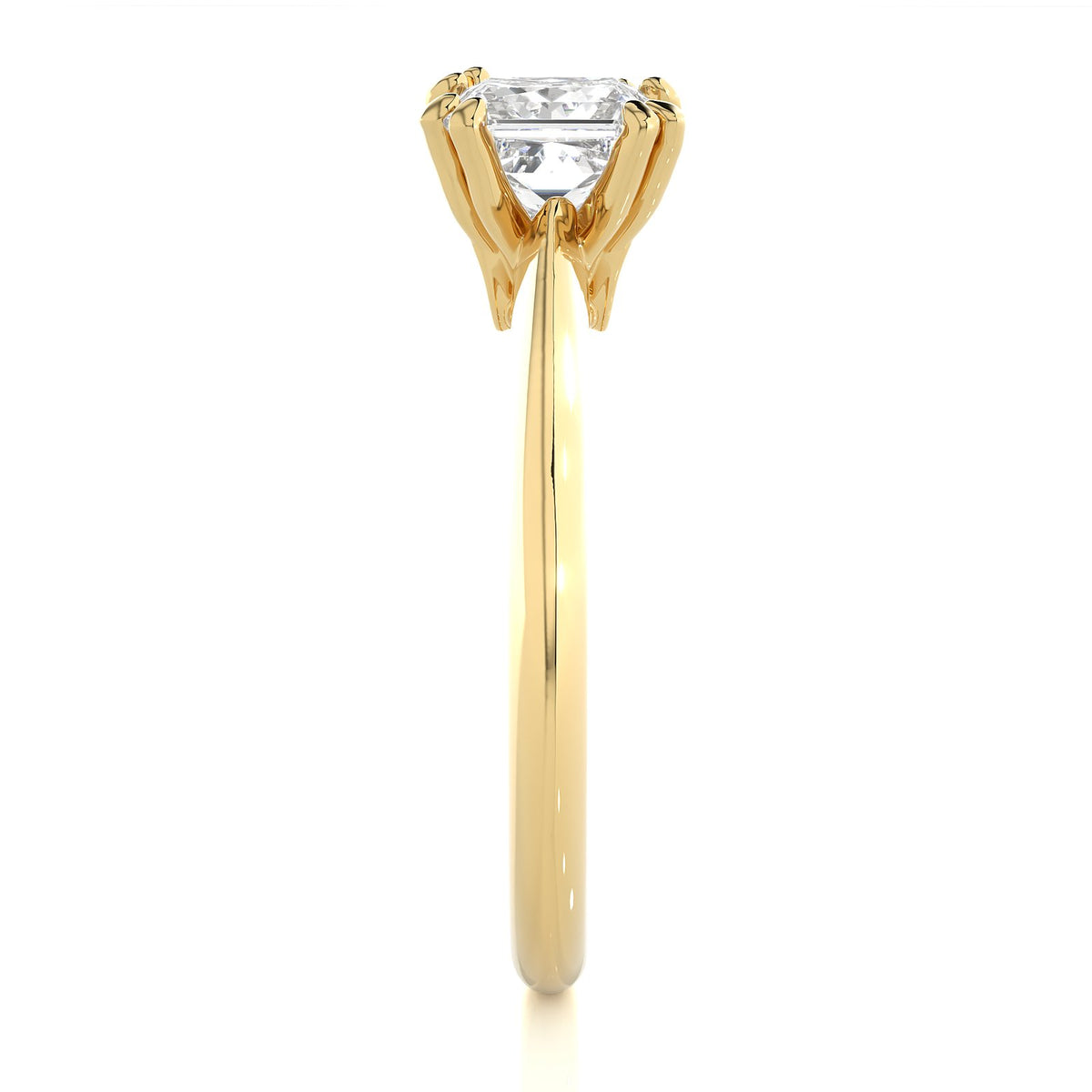 Solitaire Ring RS_PR_120 - YG