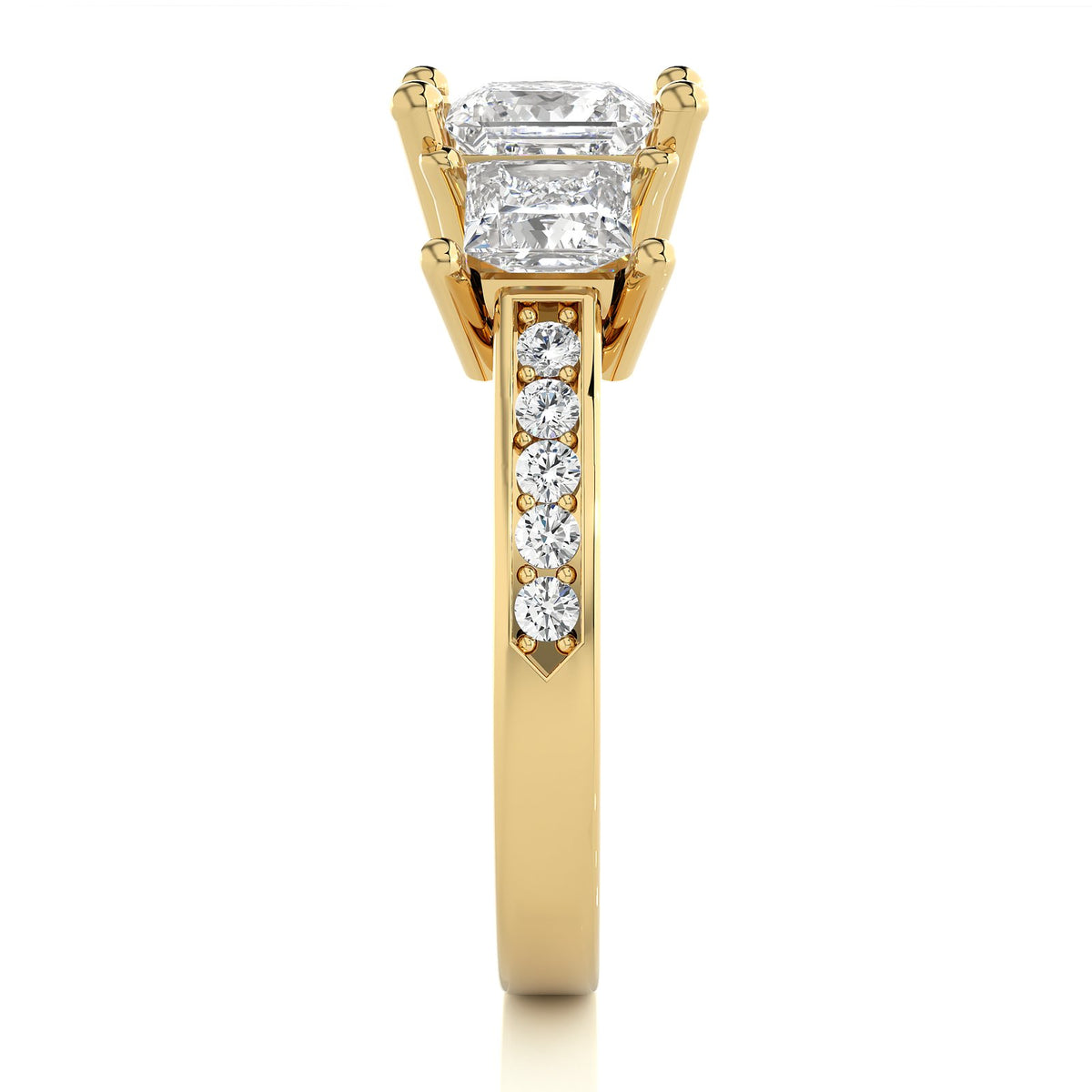 Solitaire Ring R3_PR_132 - YG