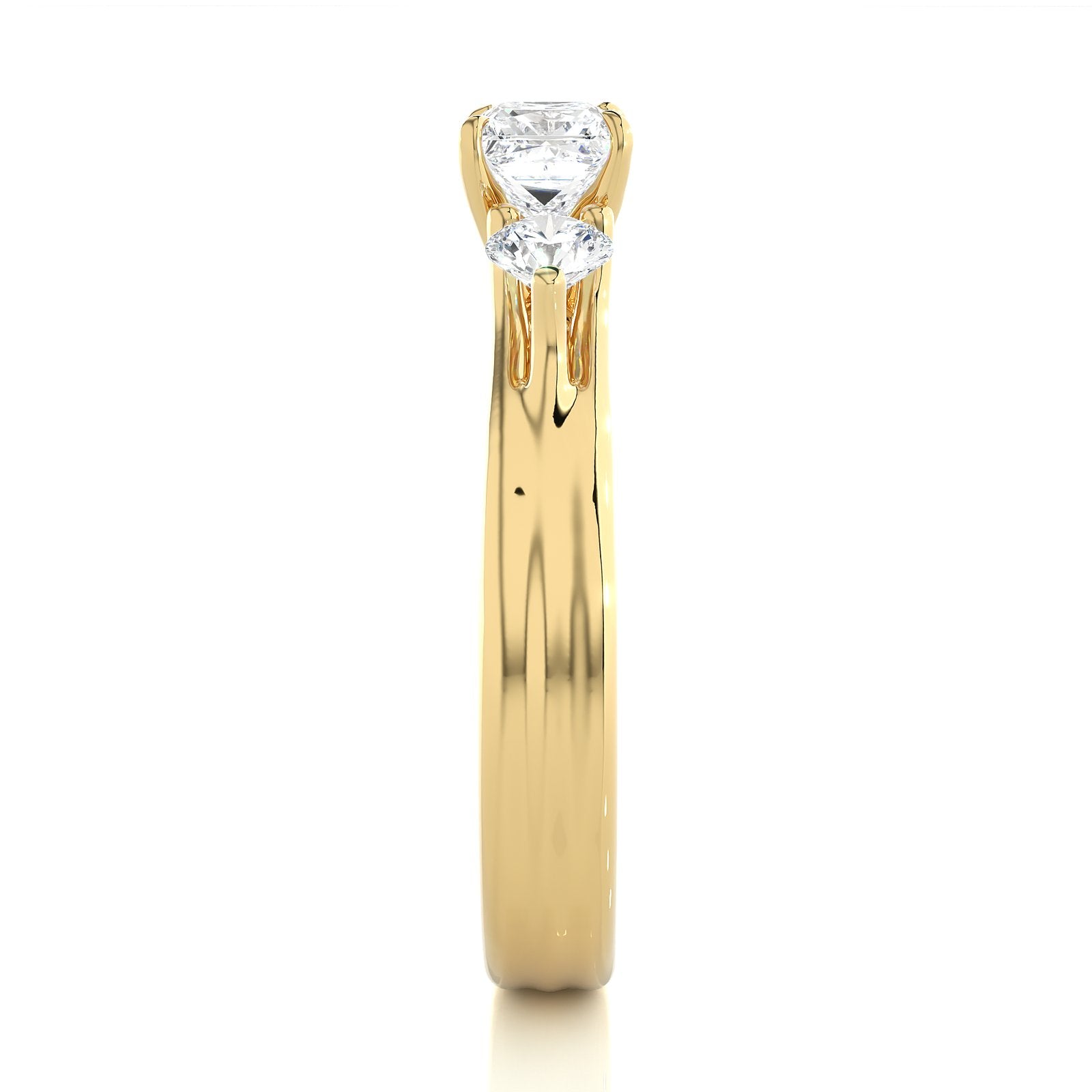 Solitaire Ring R3_PR_142 - YG