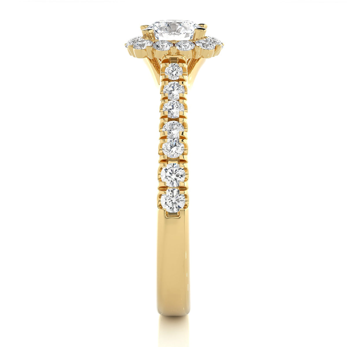 Solitaire Ring RH_RD_143 - YG