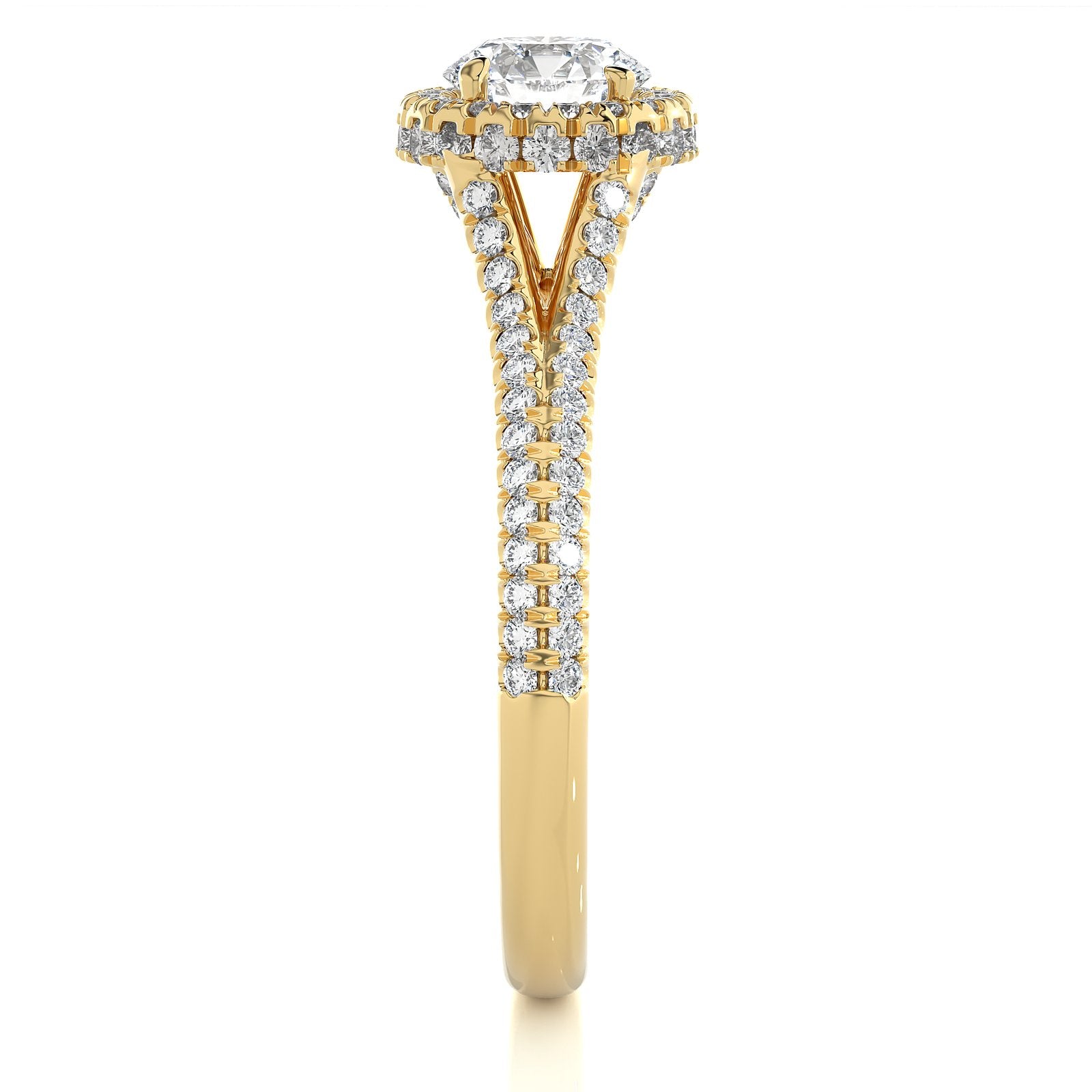 Solitaire Ring RH_RD_242 - YG
