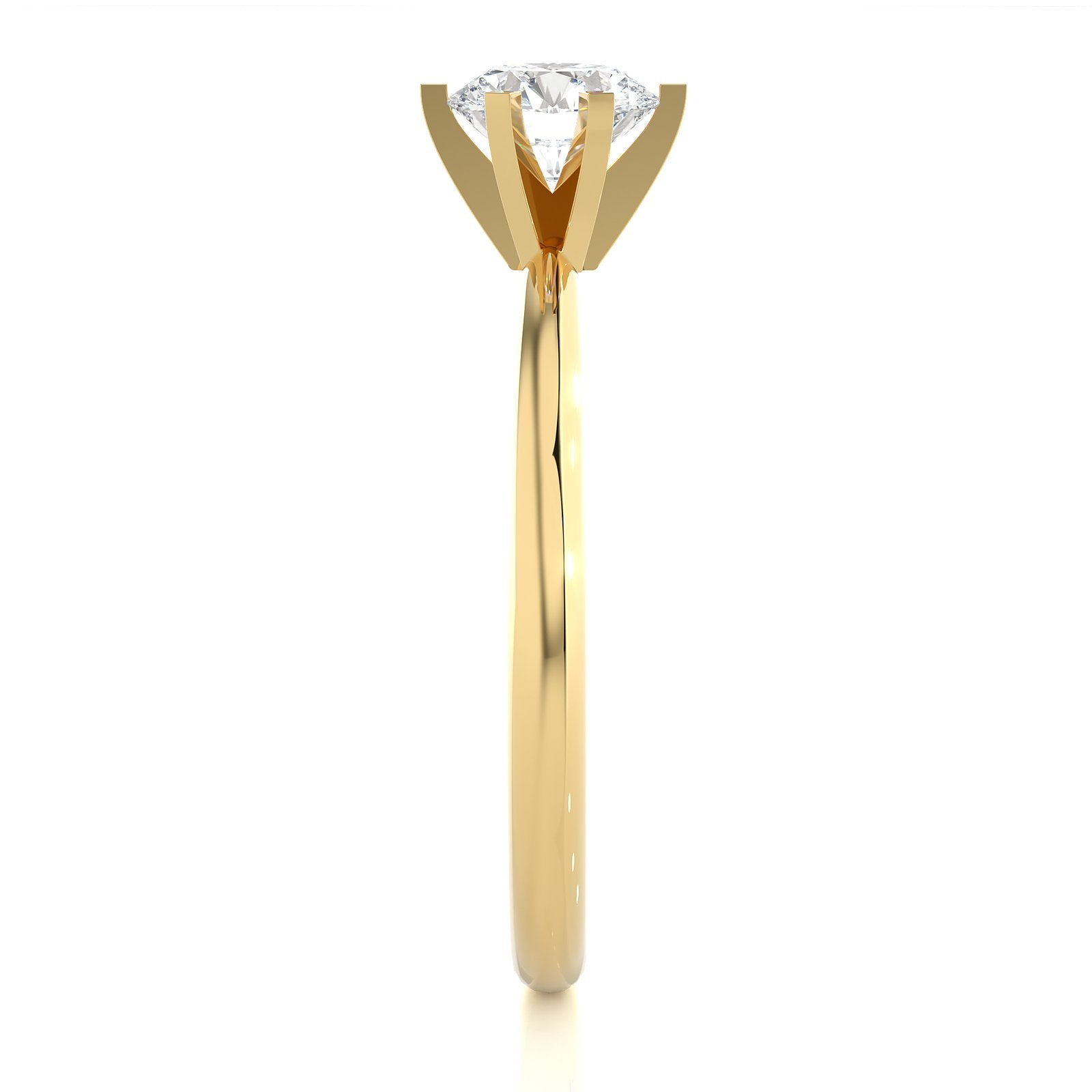 Solitaire Ring RS_RD_103 - YG