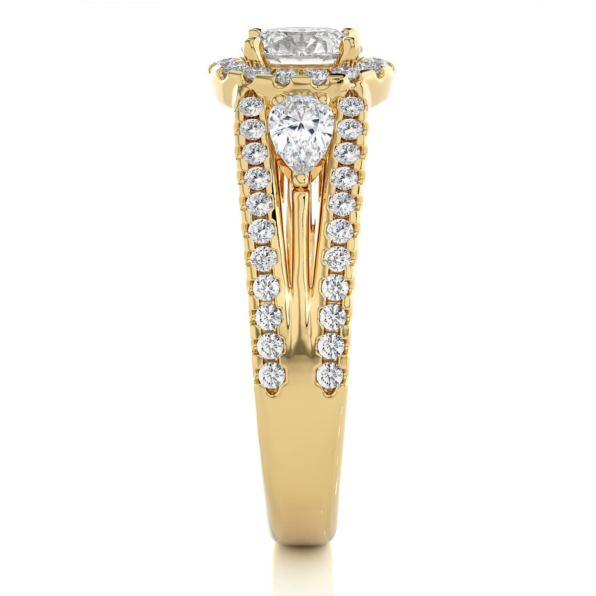 Solitaire Ring R3_RD_152 - YG
