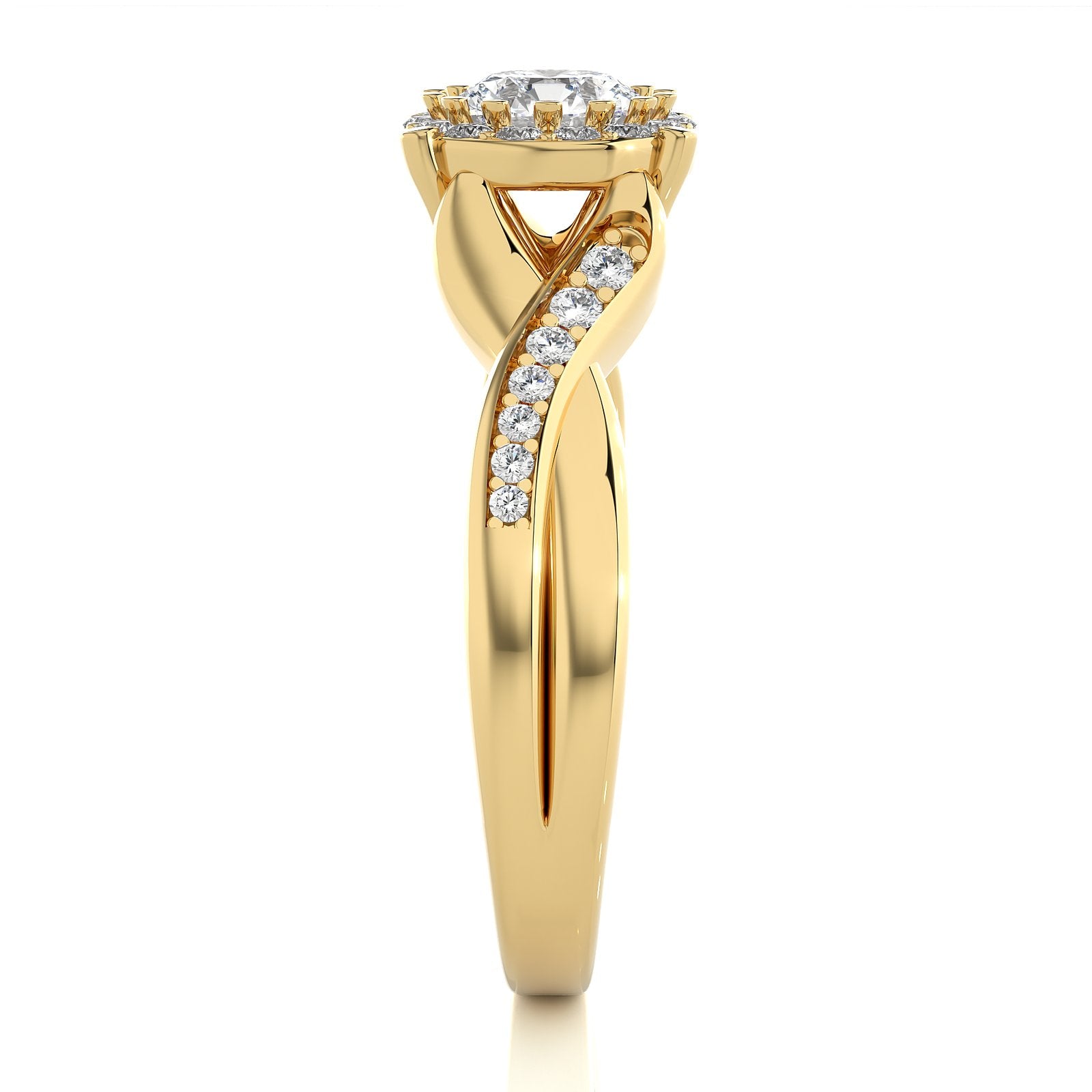 Solitaire Ring RH_RD_175 - YG