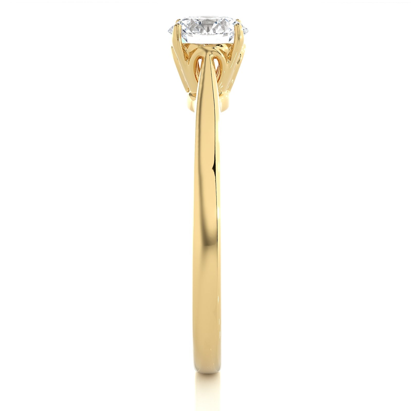 Solitaire Ring RS_RD_170 - YG