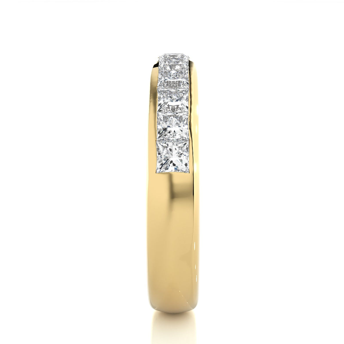 Wedding Band WB_PR_142 - YG