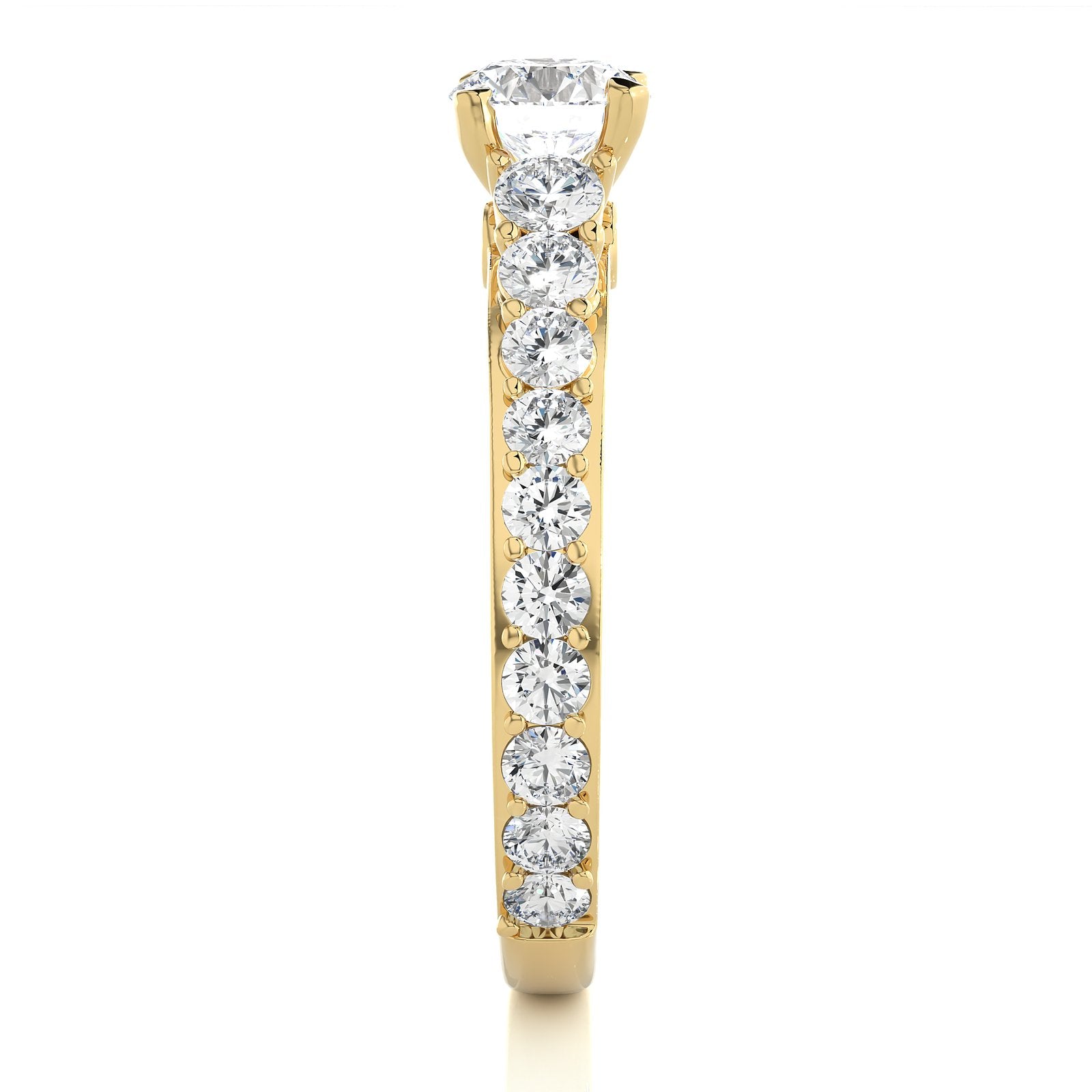 Solitaire Ring RV_RD_129 - YG