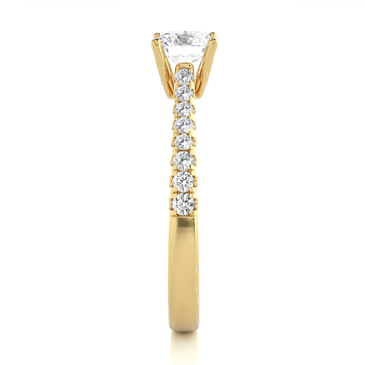Solitaire Ring RC_RD_206 - YG