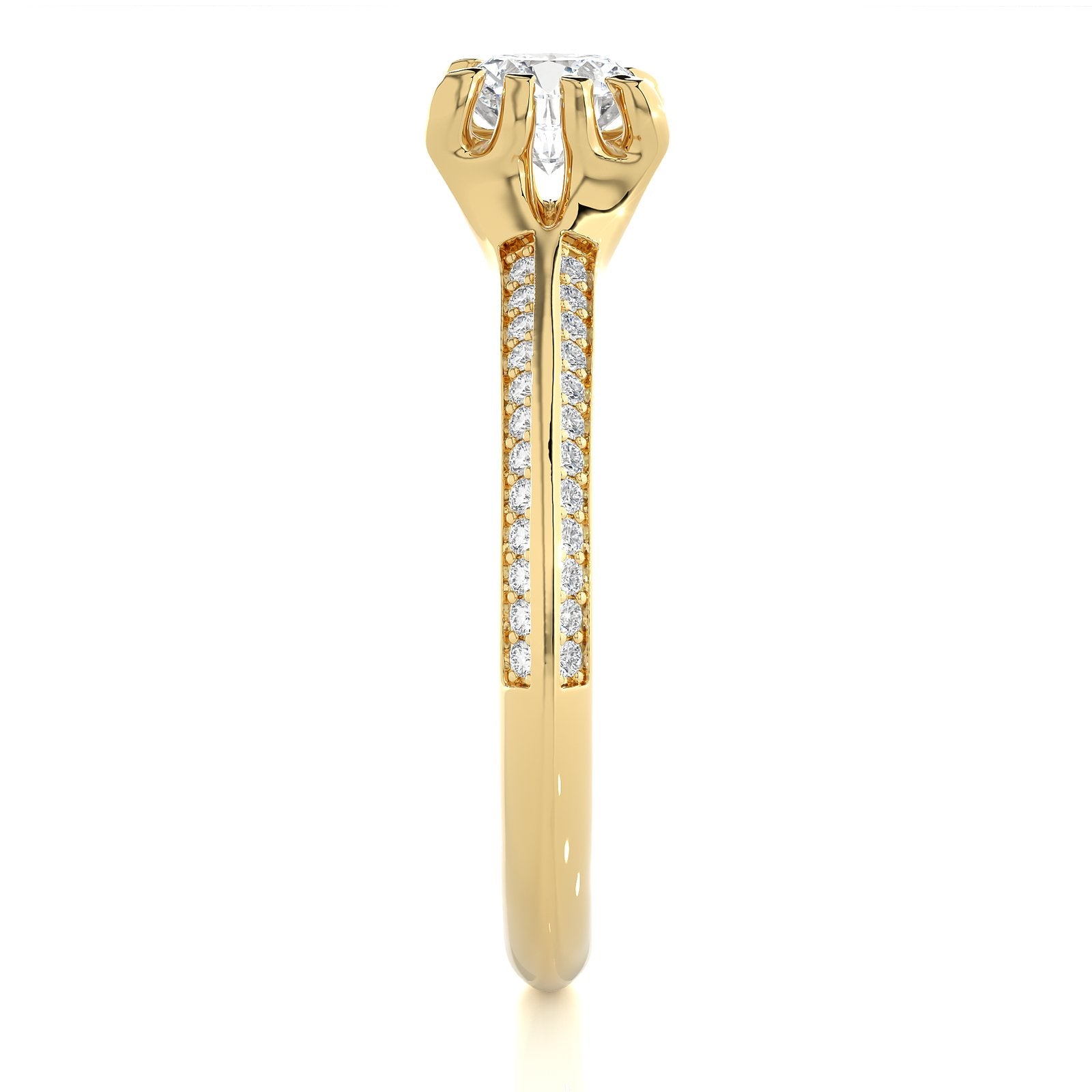 Solitaire Ring RP_RD_170 - YG