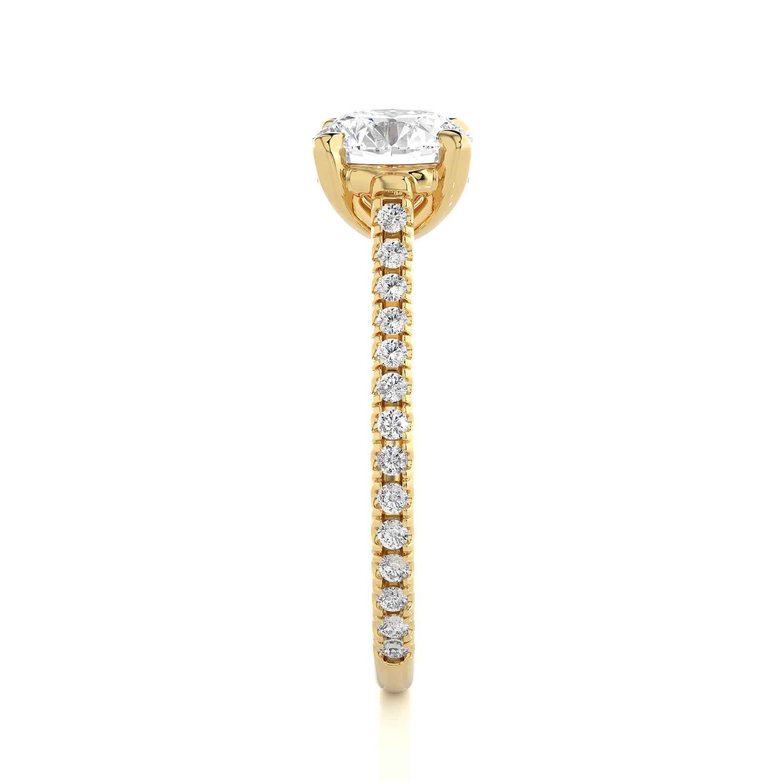 Solitaire Ring RC_RD_114 - YG