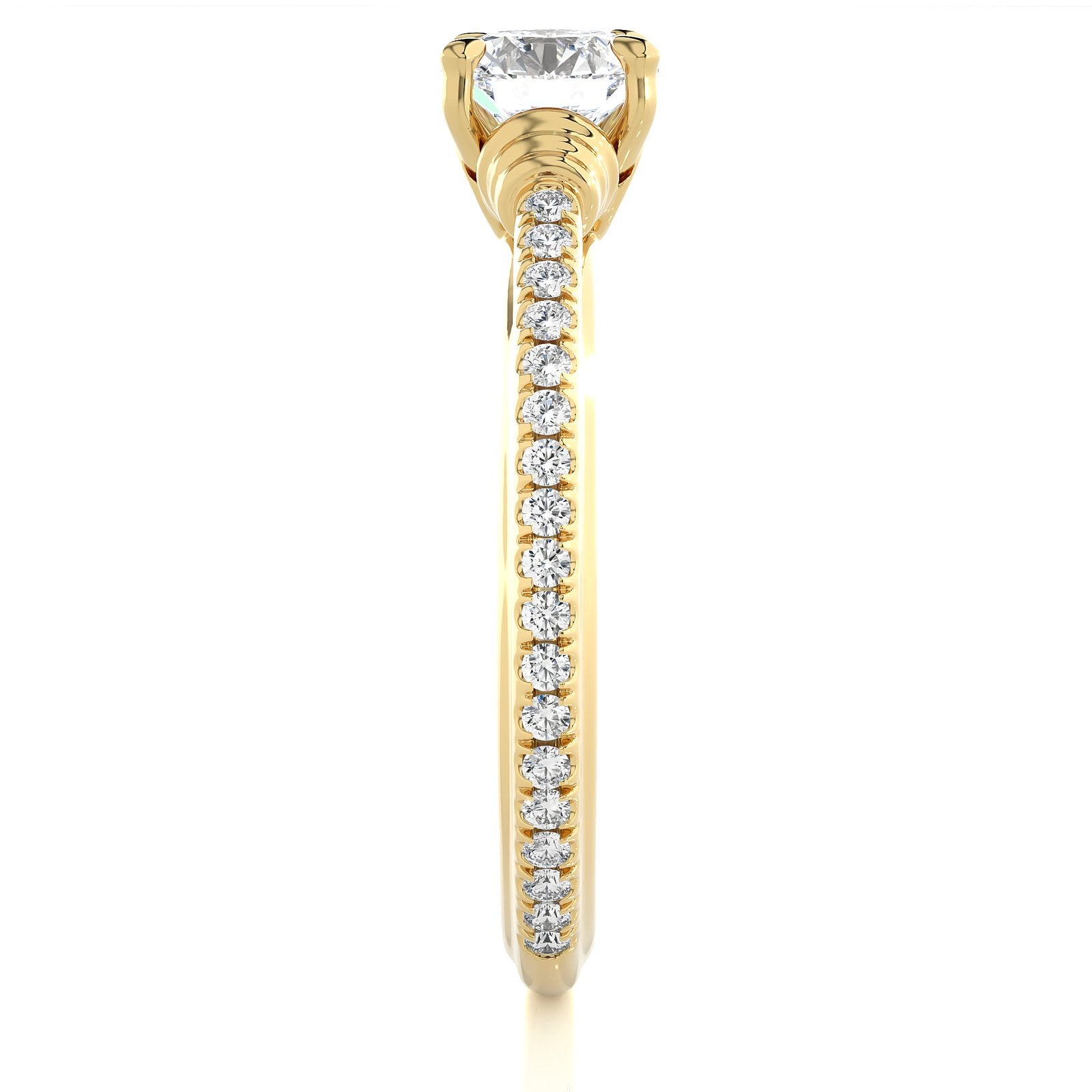Solitaire Ring RC_RD_243 - YG