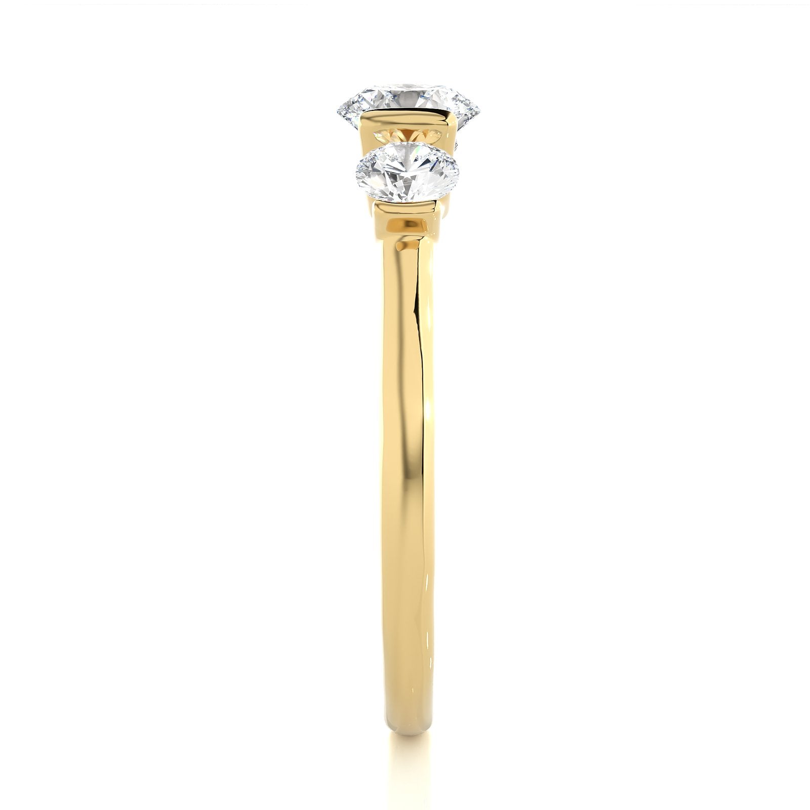 Solitaire Ring R3_RD_164 - YG