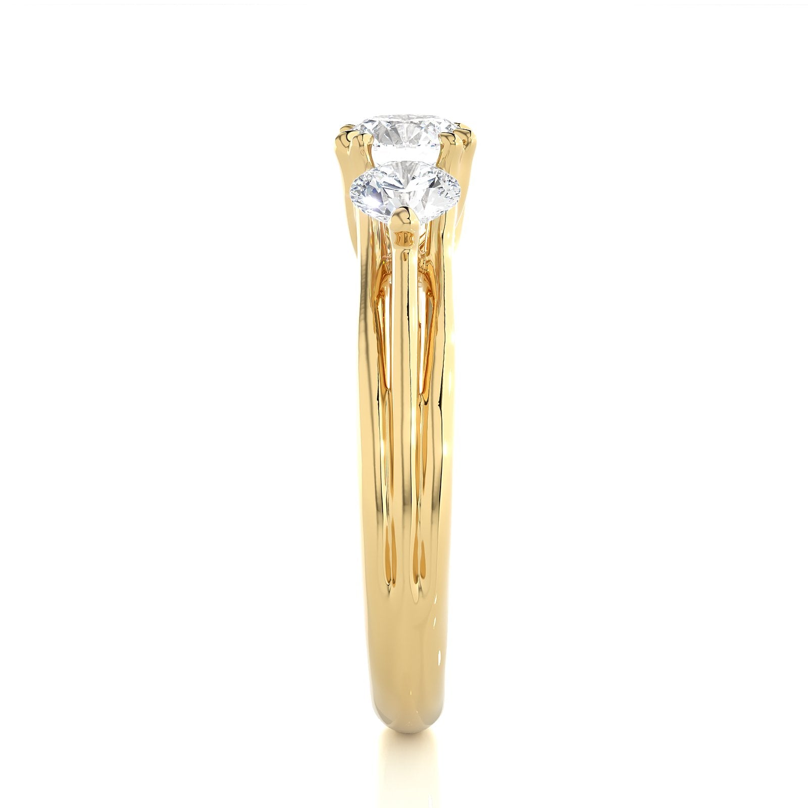 Solitaire Ring R3_RD_147 - YG