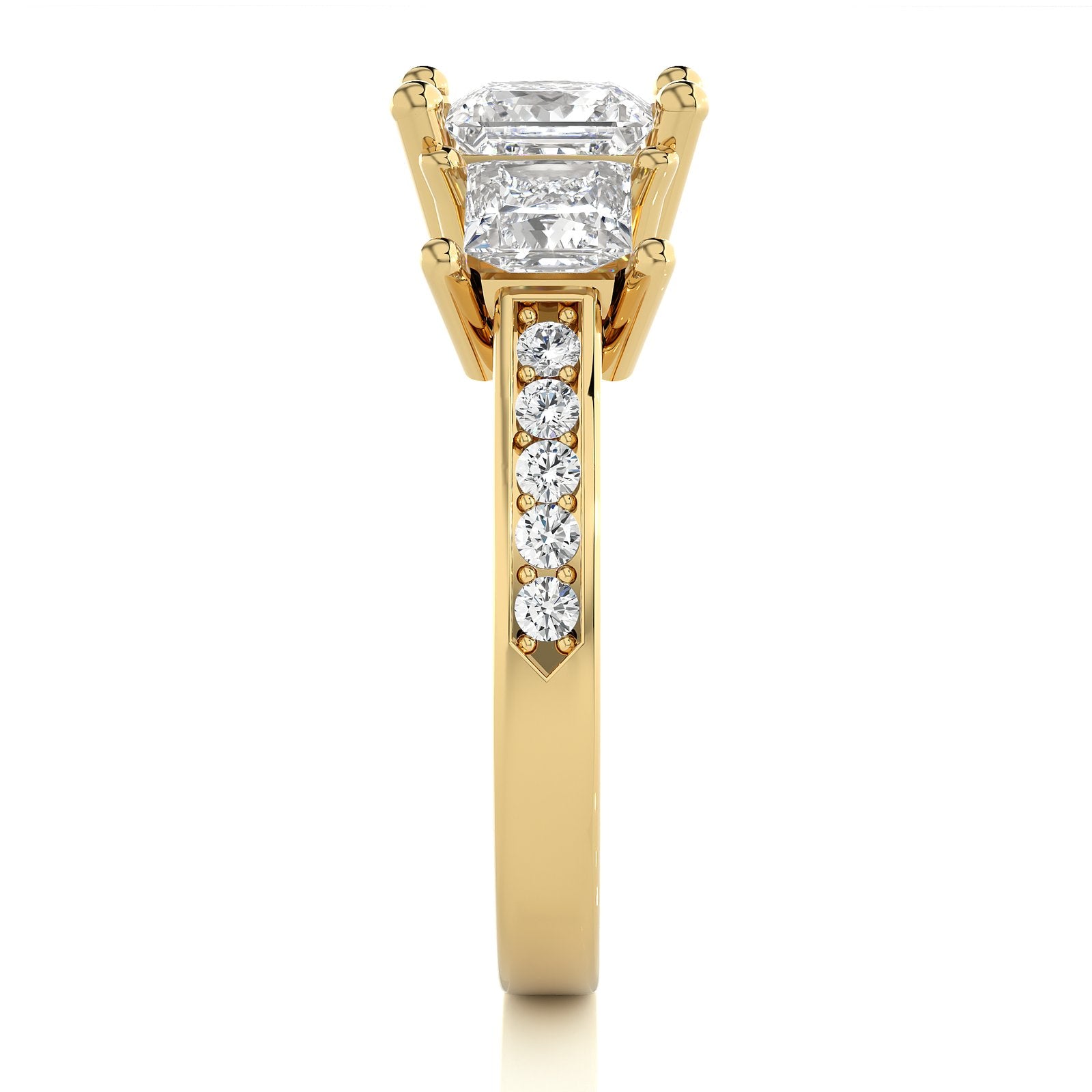 Solitaire Ring R3_PR_132 - YG