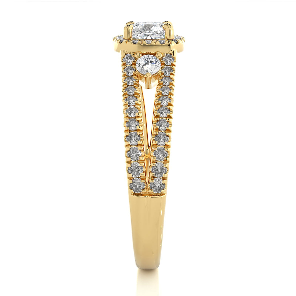Solitaire Ring R3_RD_174 - YG