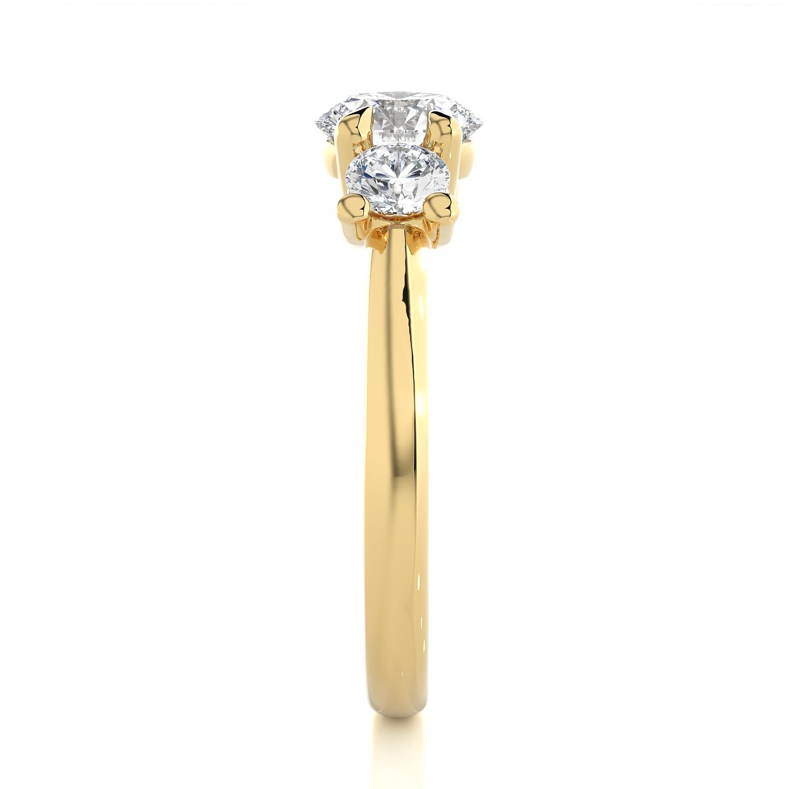 Solitaire Ring R3_RD_138 - YG
