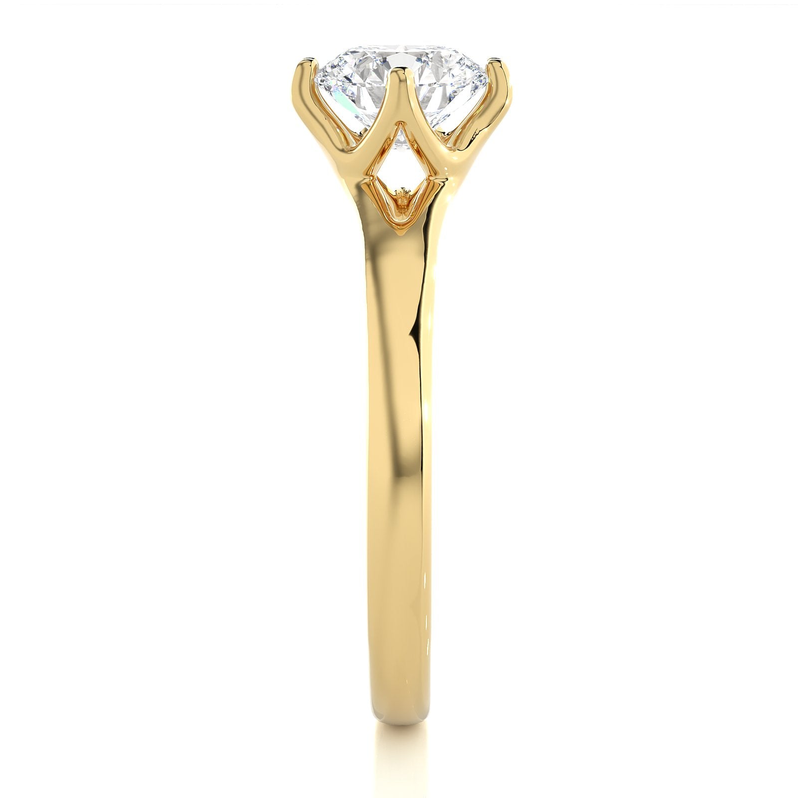 Solitaire Ring RS_RD_147 - YG