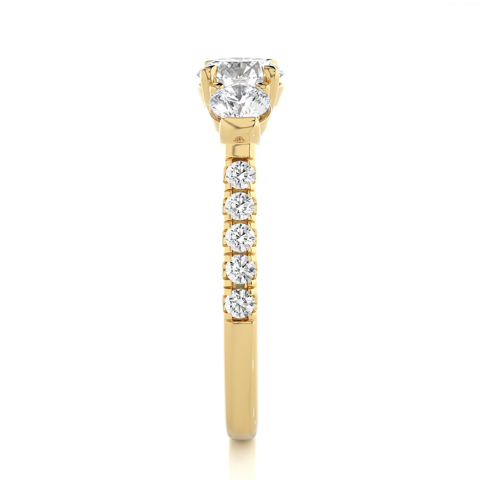 Solitaire Ring R3_RD_145 - YG