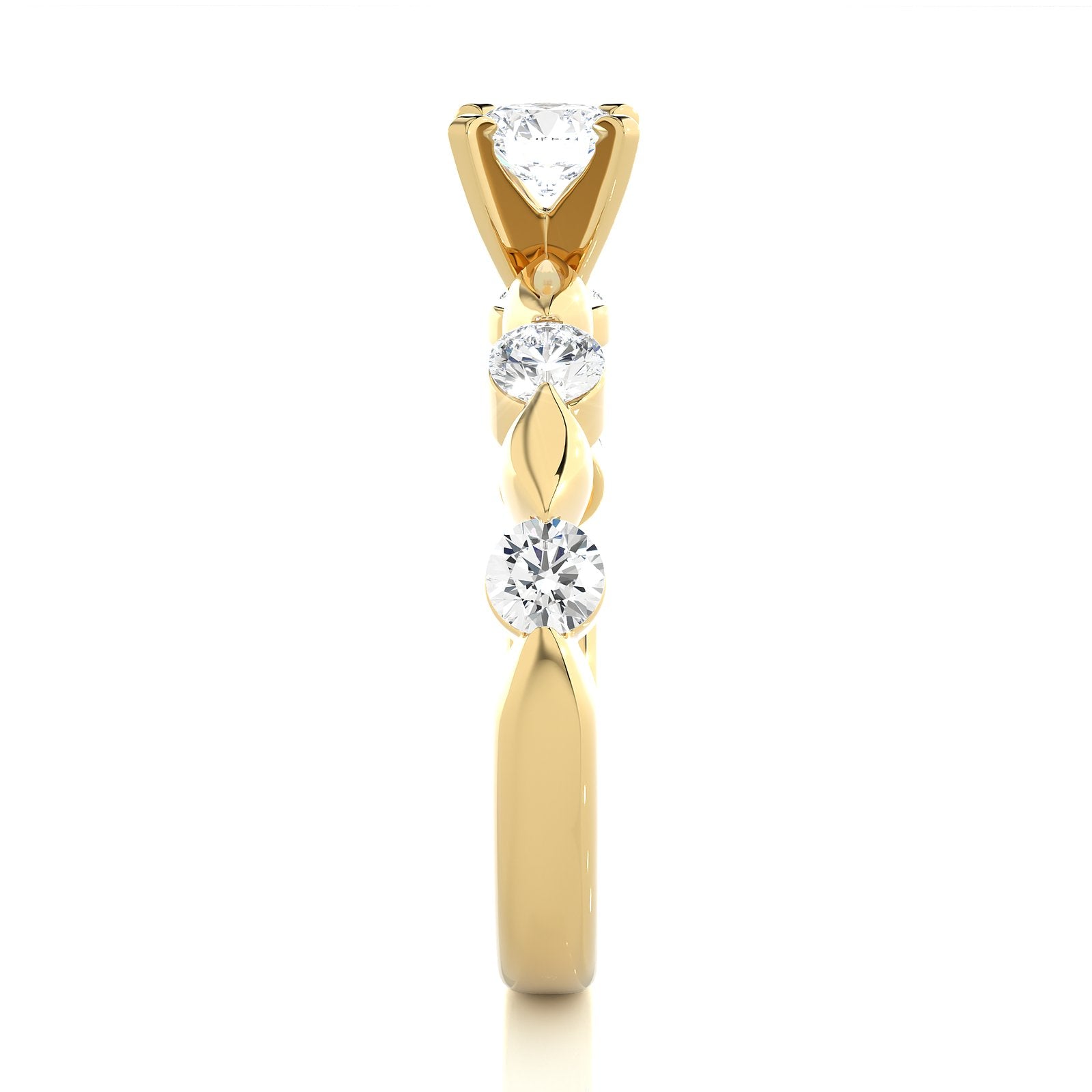 Solitaire Ring RC_RD_263 - YG