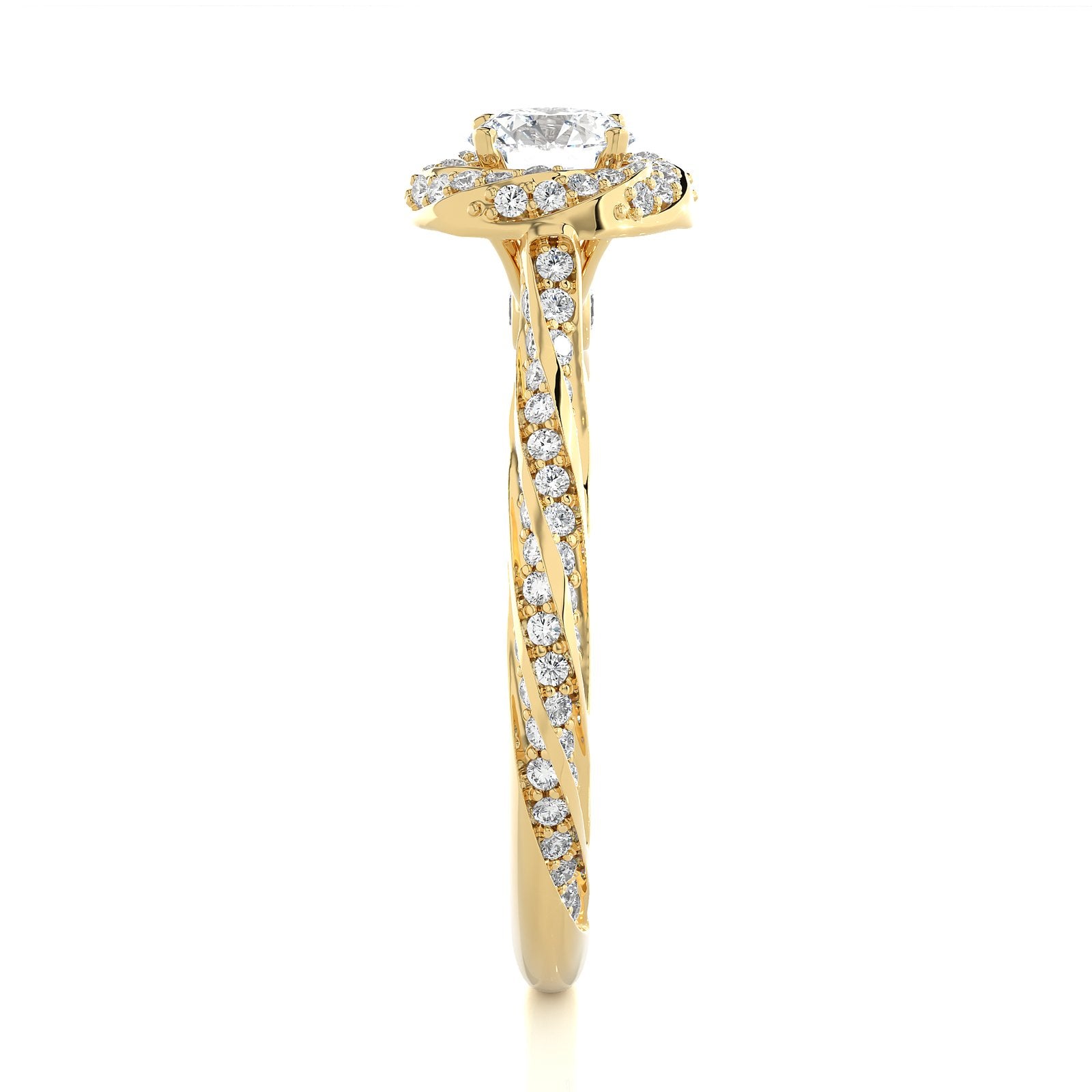 Solitaire Ring RH_RD_277 - YG