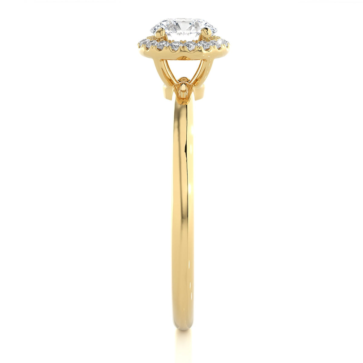 Solitaire Ring RH_RD_216 - YG