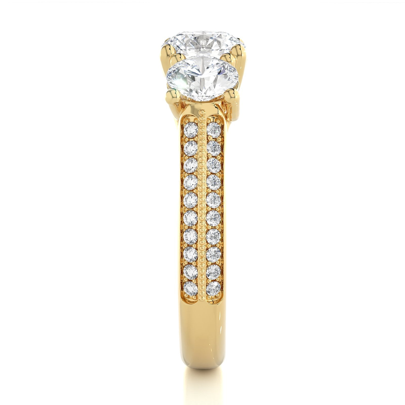 Solitaire Ring R3_RD_137 - YG