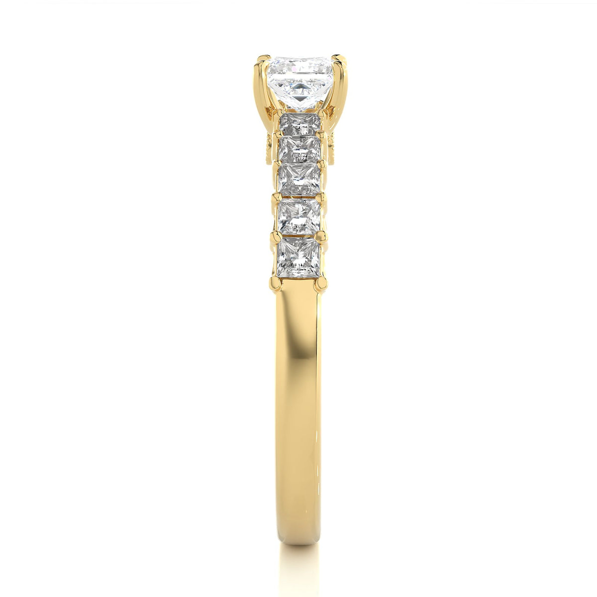Solitaire Ring RC_PR_223 - YG