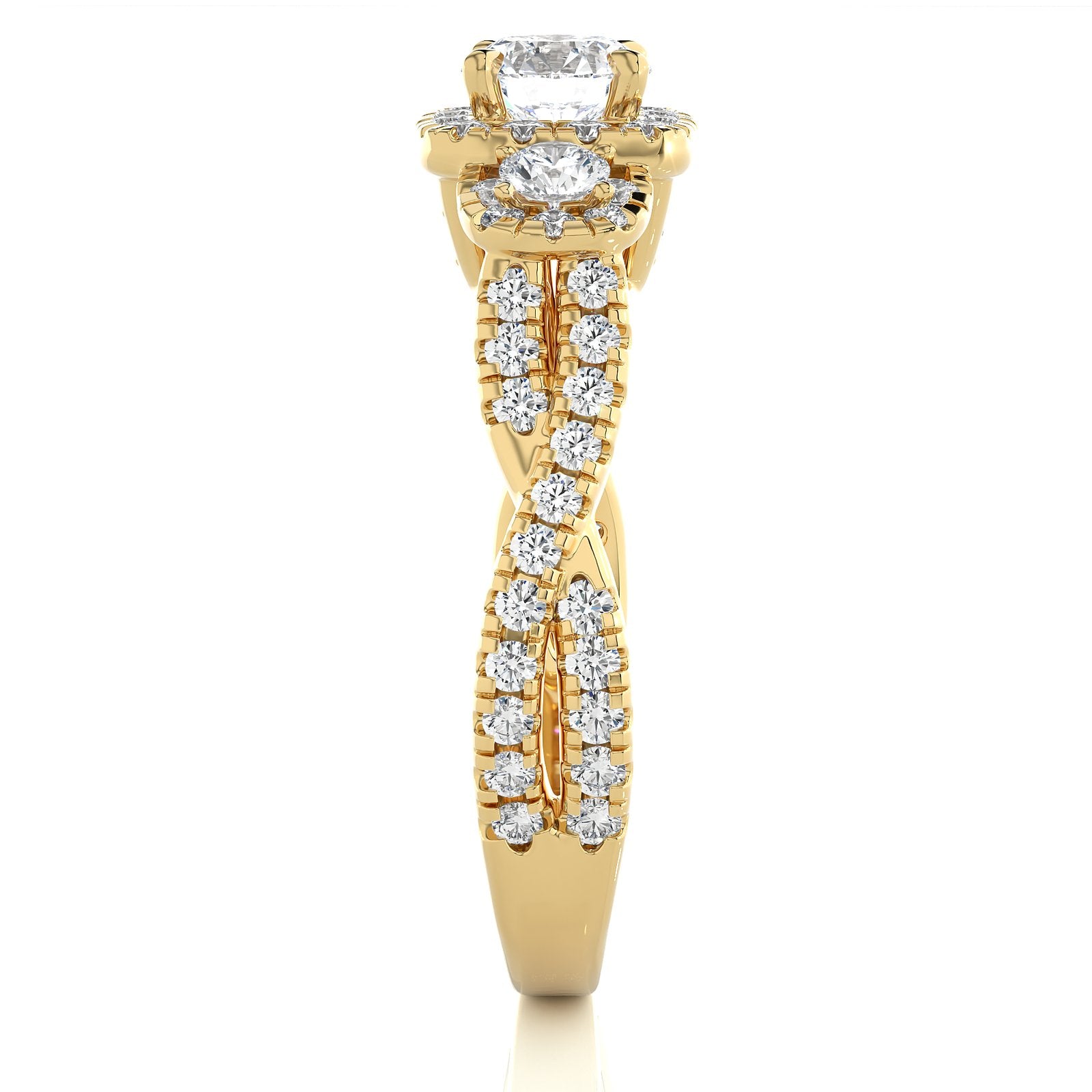 Solitaire Ring R3_RD_172 - YG