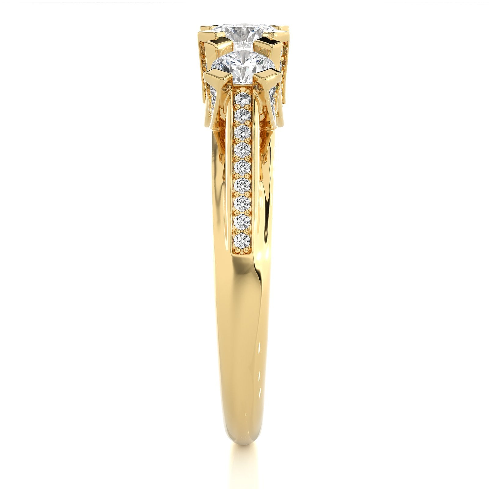 Solitaire Ring R3_RD_171 - YG